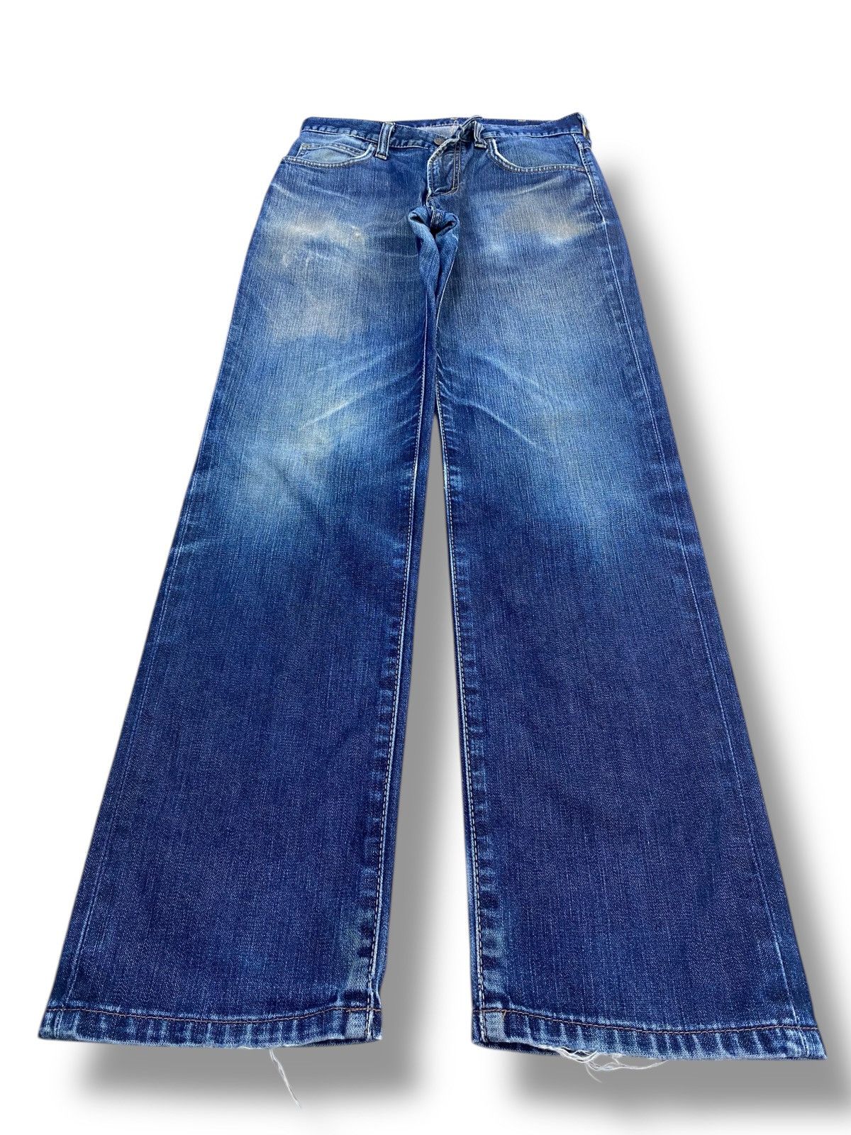 Wrangler Wrangler Whiskers Faded Wash Style Loose Jeans Size US 30 / EU 46 - 1 Thumbnail