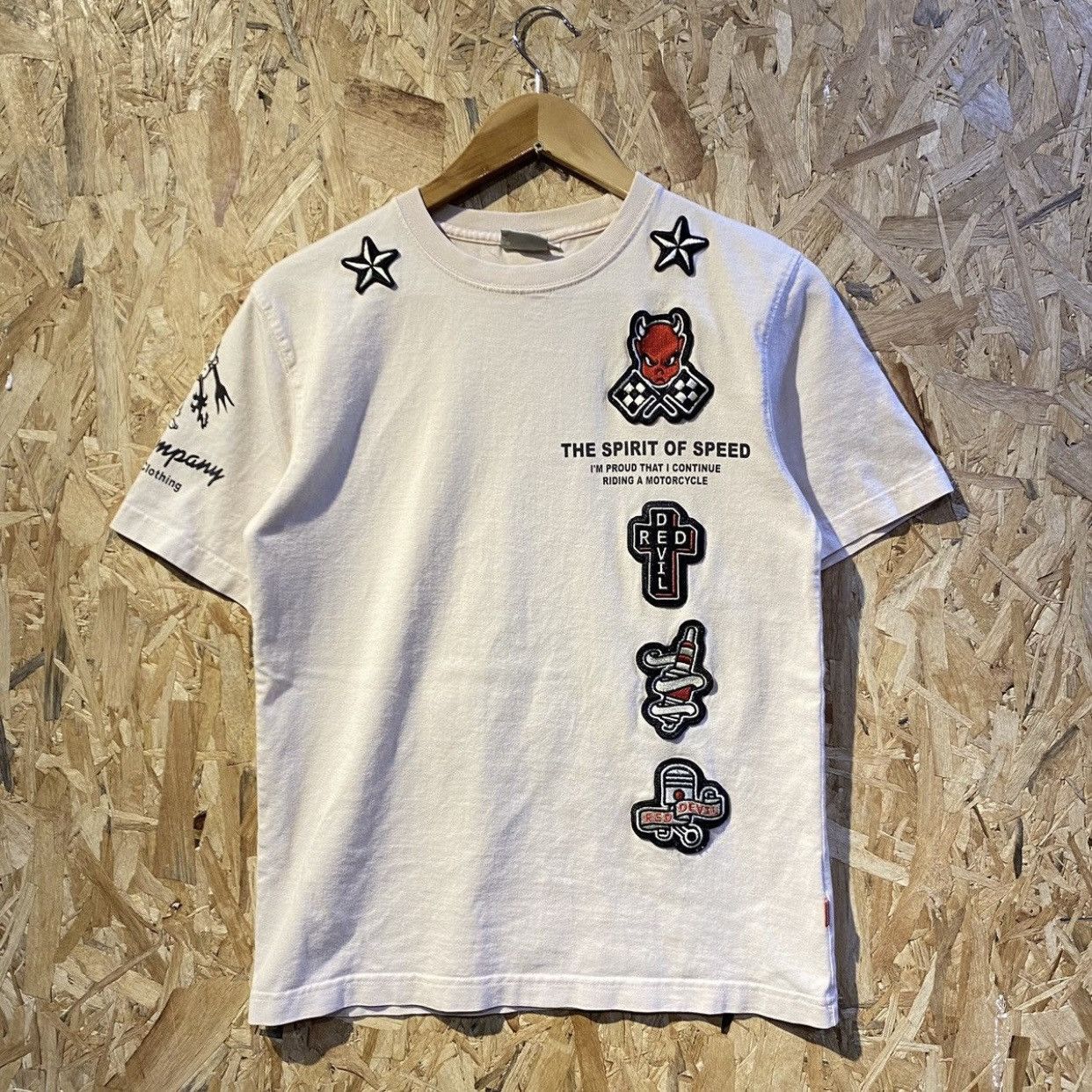 Japanese Brand × Tedman Ted company Patches Spirit Of Ride lucky red devil y2k tee Size US S / EU 44-46 / 1 - 2 Thumbnail
