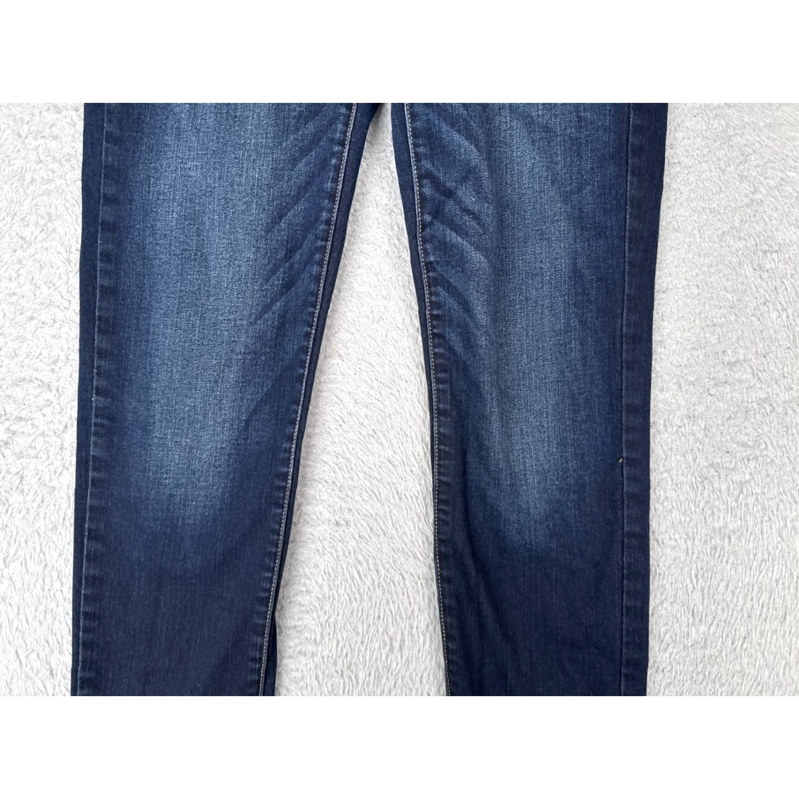 American Eagle Outfitters American Eagle Jeans Women 4 S Blue Skinny Super Stretch Cotton Blend Low 26x27 Size 27" / US 4 / IT 40 - 3 Thumbnail