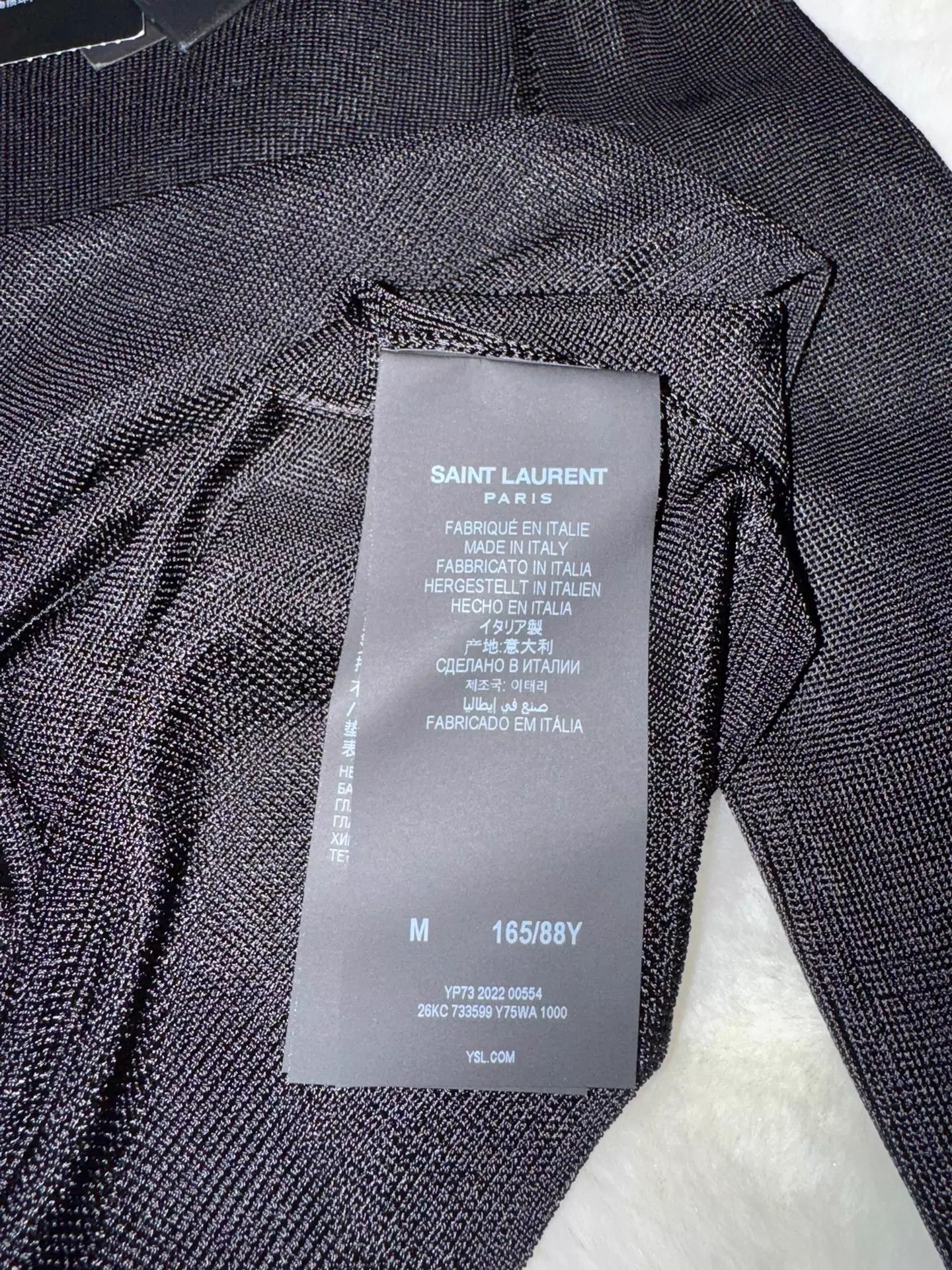 Saint Laurent Paris YSL sheer long sleeve top women's M new w/ tags Size M / US 6-8 / IT 42-44 - 4 Thumbnail