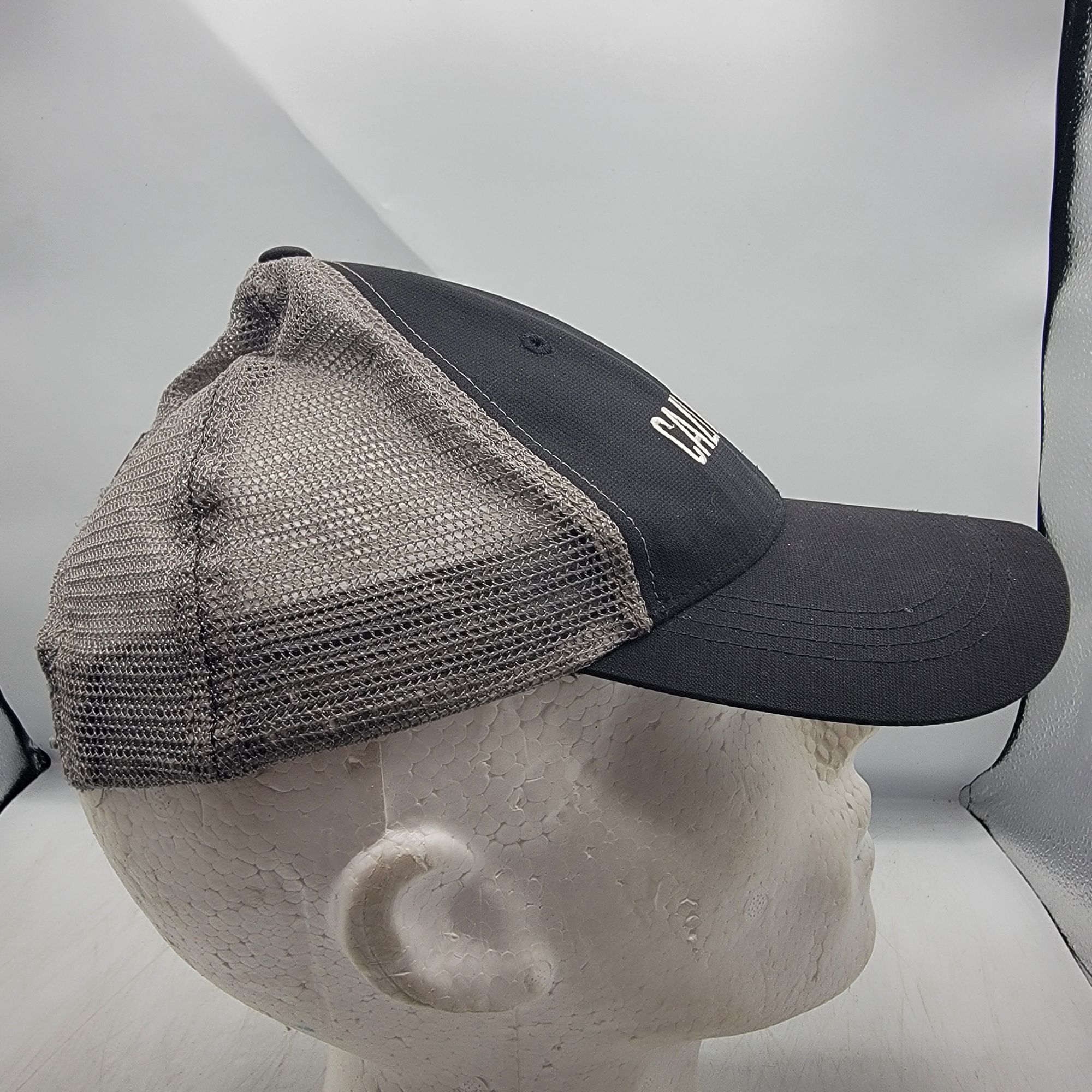 Calvin Klein Calvin Klein Adults Black Gray Trucker Hat Adjustable Casual Size ONE SIZE - 4 Thumbnail