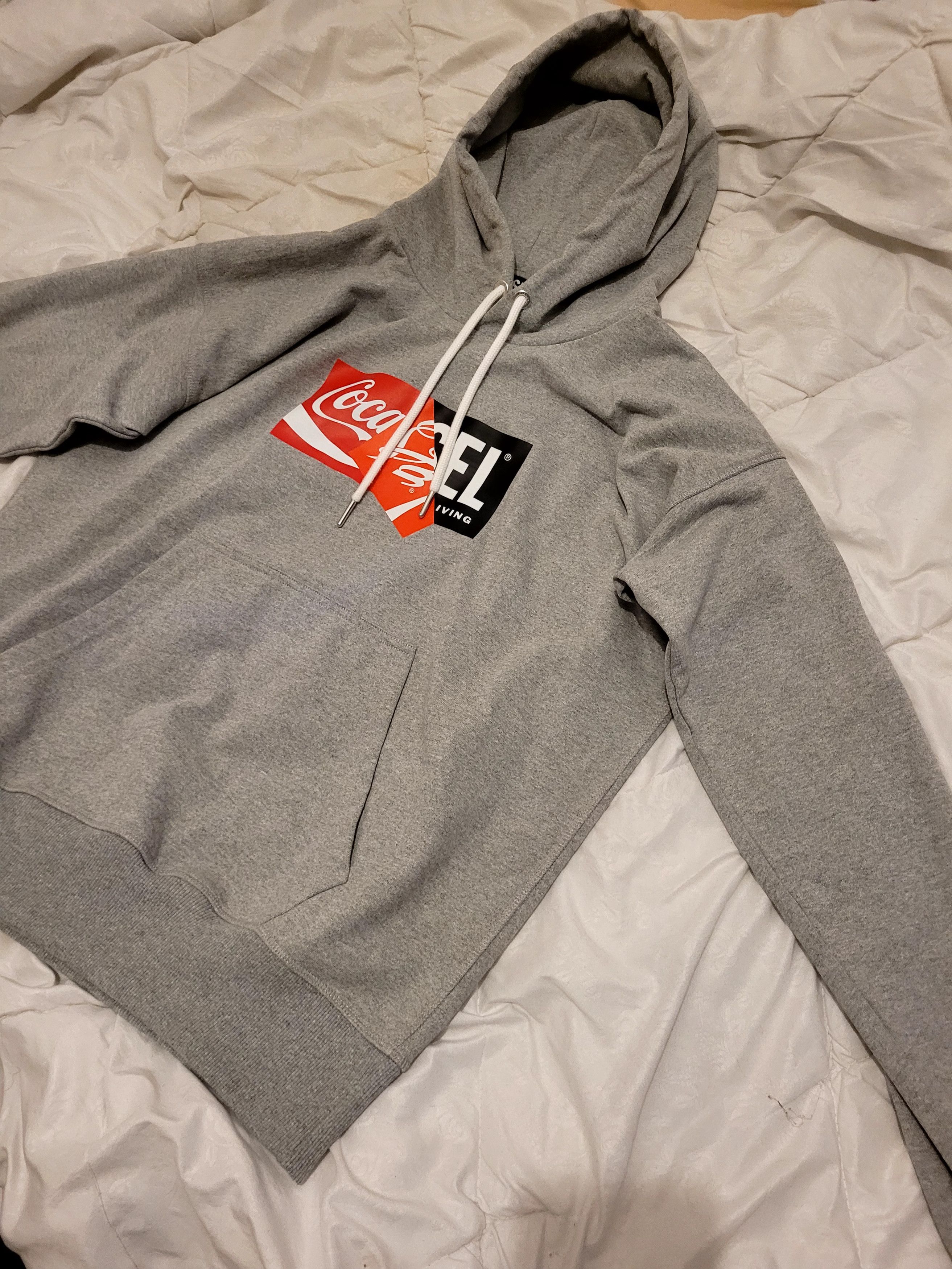 Diesel Diesel x Cocacola Gray hoodie Grailed