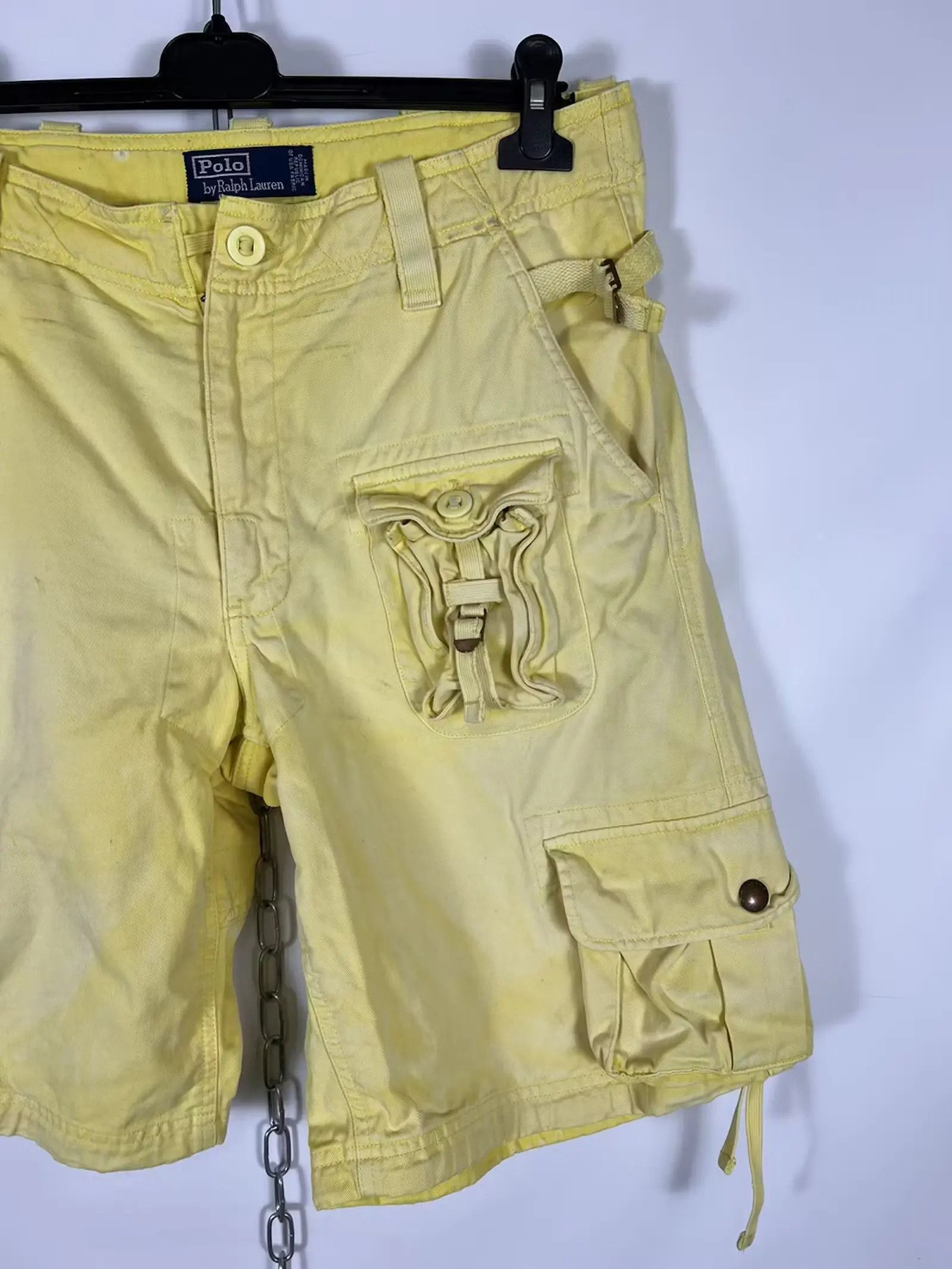 Polo Ralph Lauren × Vintage Vintage Polo Ralph Lauren cargo multi-pocket shorts Size US 32 / EU 48 - 4 Thumbnail