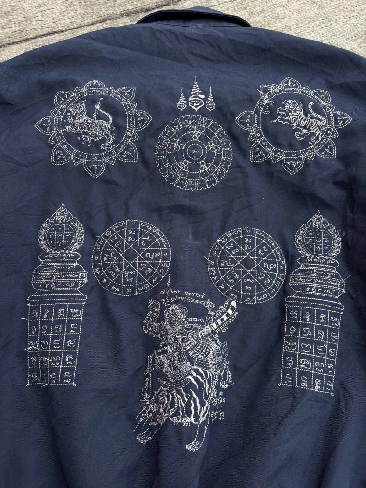 Vintage Thai Sak Yan Tattoo Custom made Jacket Size US M / EU 48-50 / 2 - 6 Thumbnail