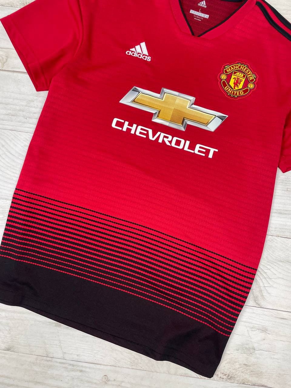 Adidas Adidas Manchester United 2018 2019 Home Shirt Soccer Jersey Size US L / EU 52-54 / 3 - 3 Thumbnail