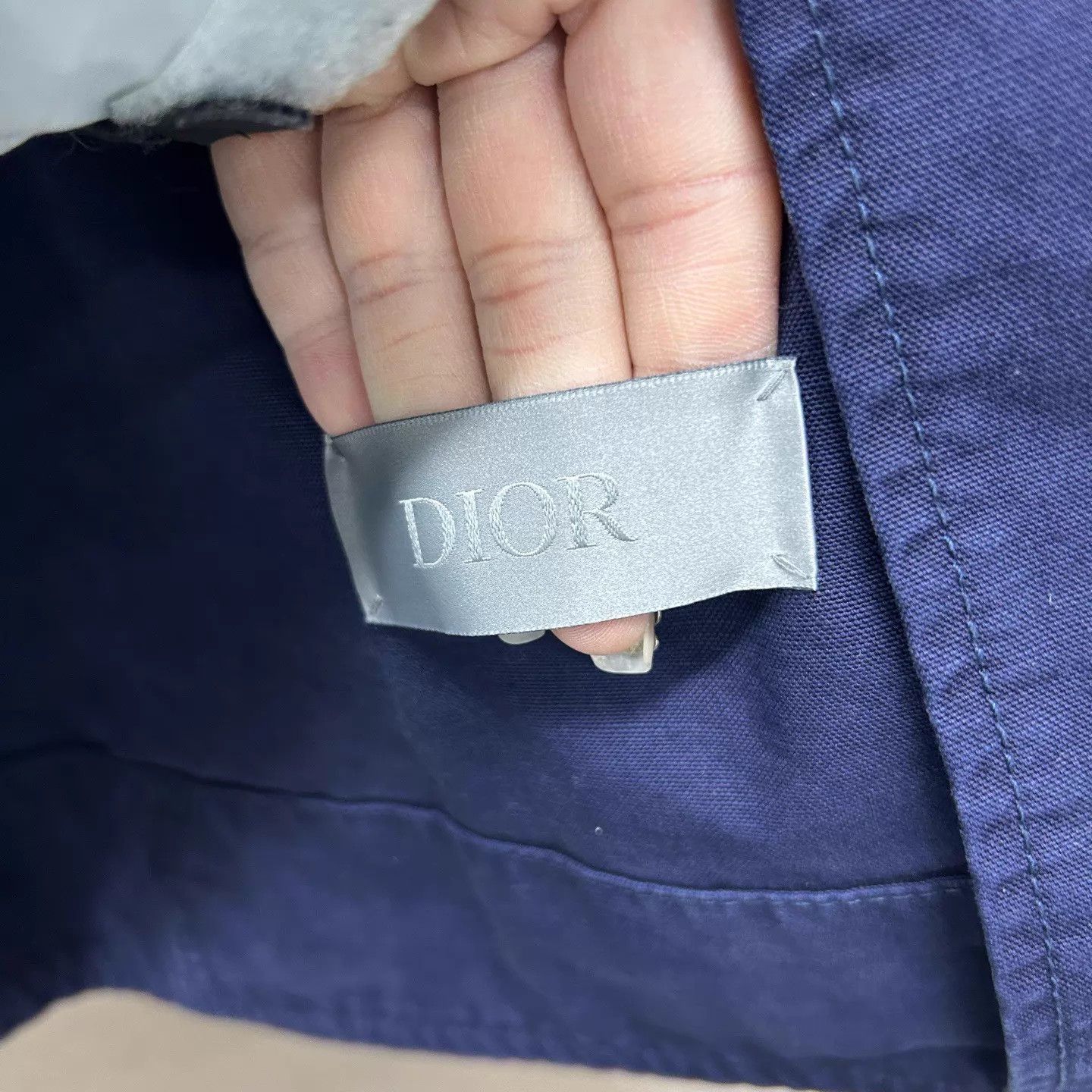 Dior Dior Lewis Hamilton French Blue Embroidered Zip-Up 52 Size US L / EU 52-54 / 3 - 5 Thumbnail