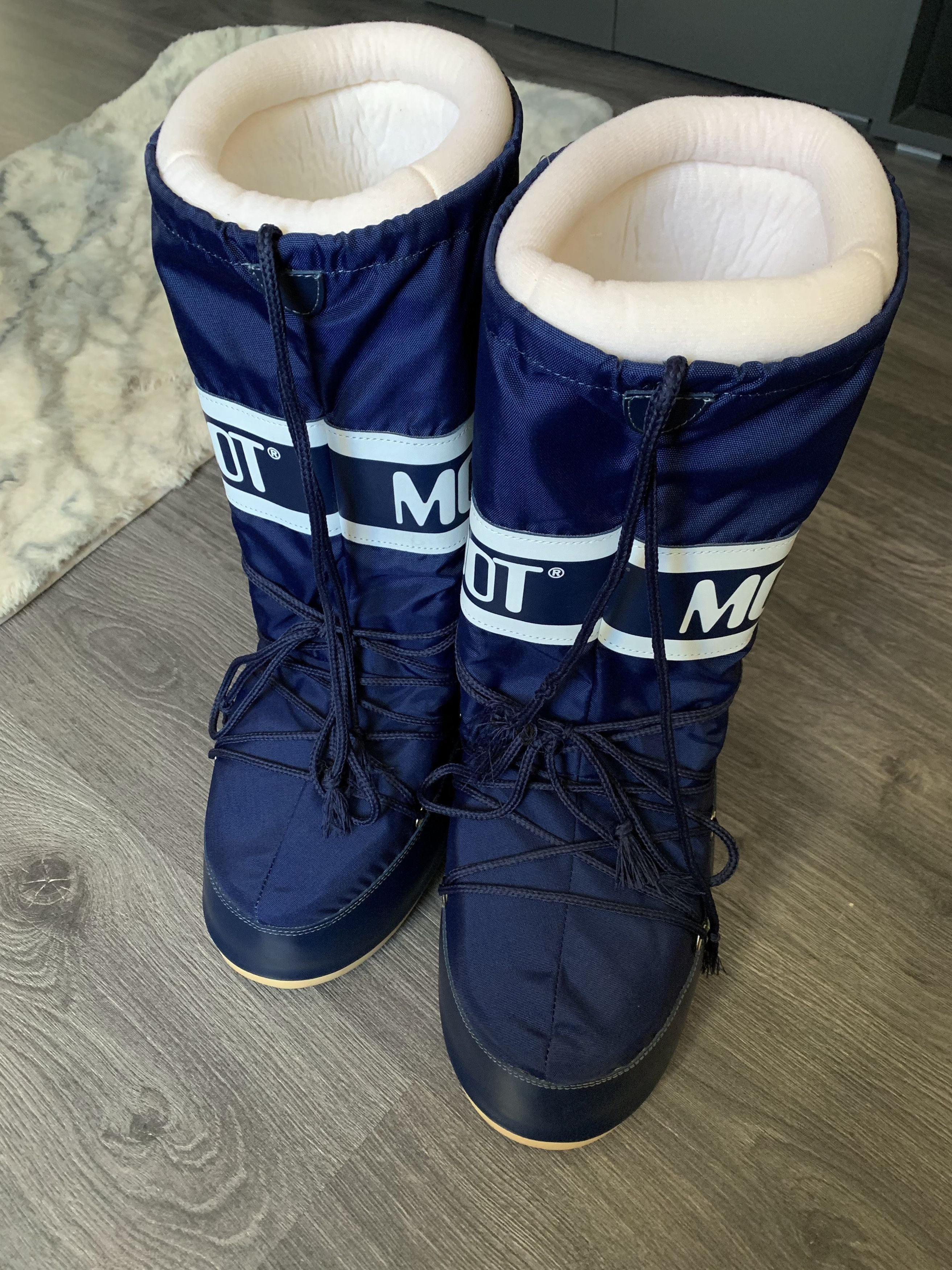 Moon Boot Rare Moon Boot Tecnica Nylon blue 45-47 Size US 11.5 / EU 44-45 - 3 Thumbnail
