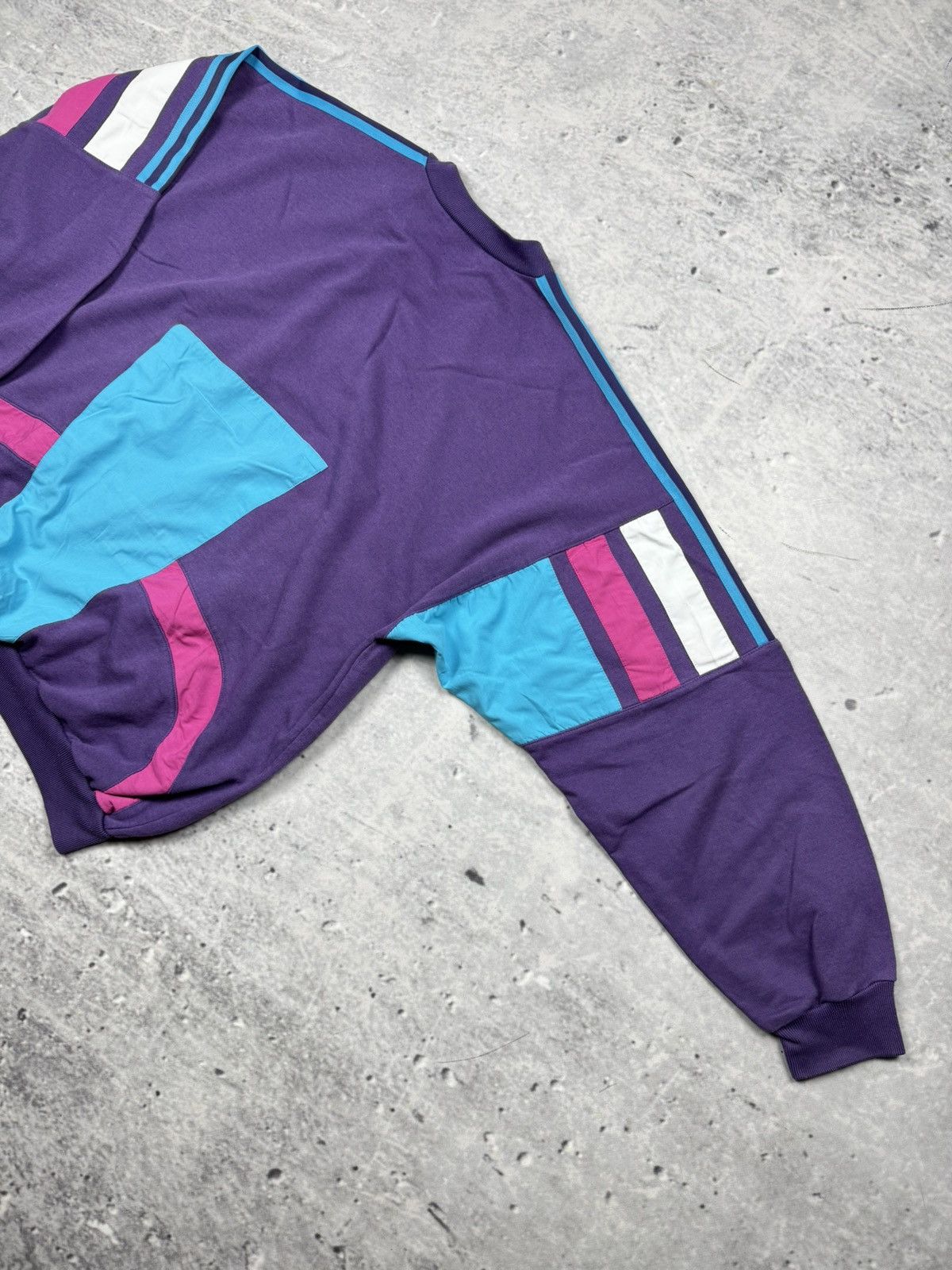 Adidas Beautiful purple ADIDAS 90s suit sportwear costume Size US XL / EU 56 / 4 - 4 Thumbnail