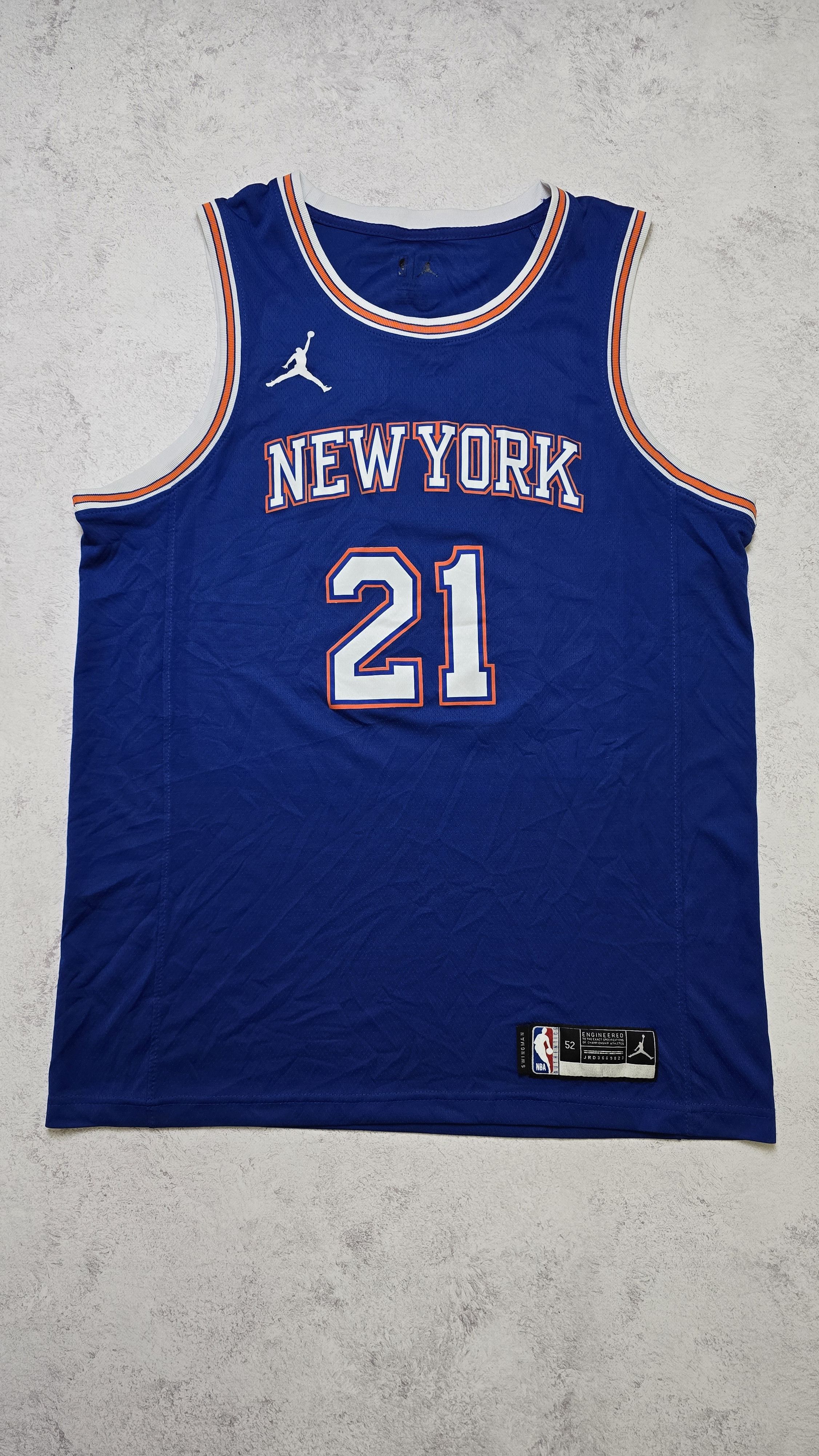 Jordan Brand New York Knicks Hindson Statement Edition Jersey Size US XL / EU 56 / 4 - 1 Thumbnail