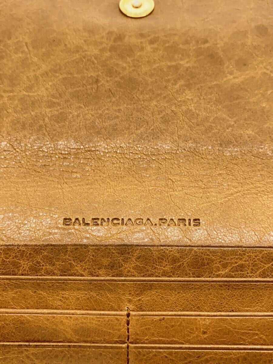 Balenciaga Balenciaga Leather Long Wallet Beige Size ONE SIZE - 3 Thumbnail