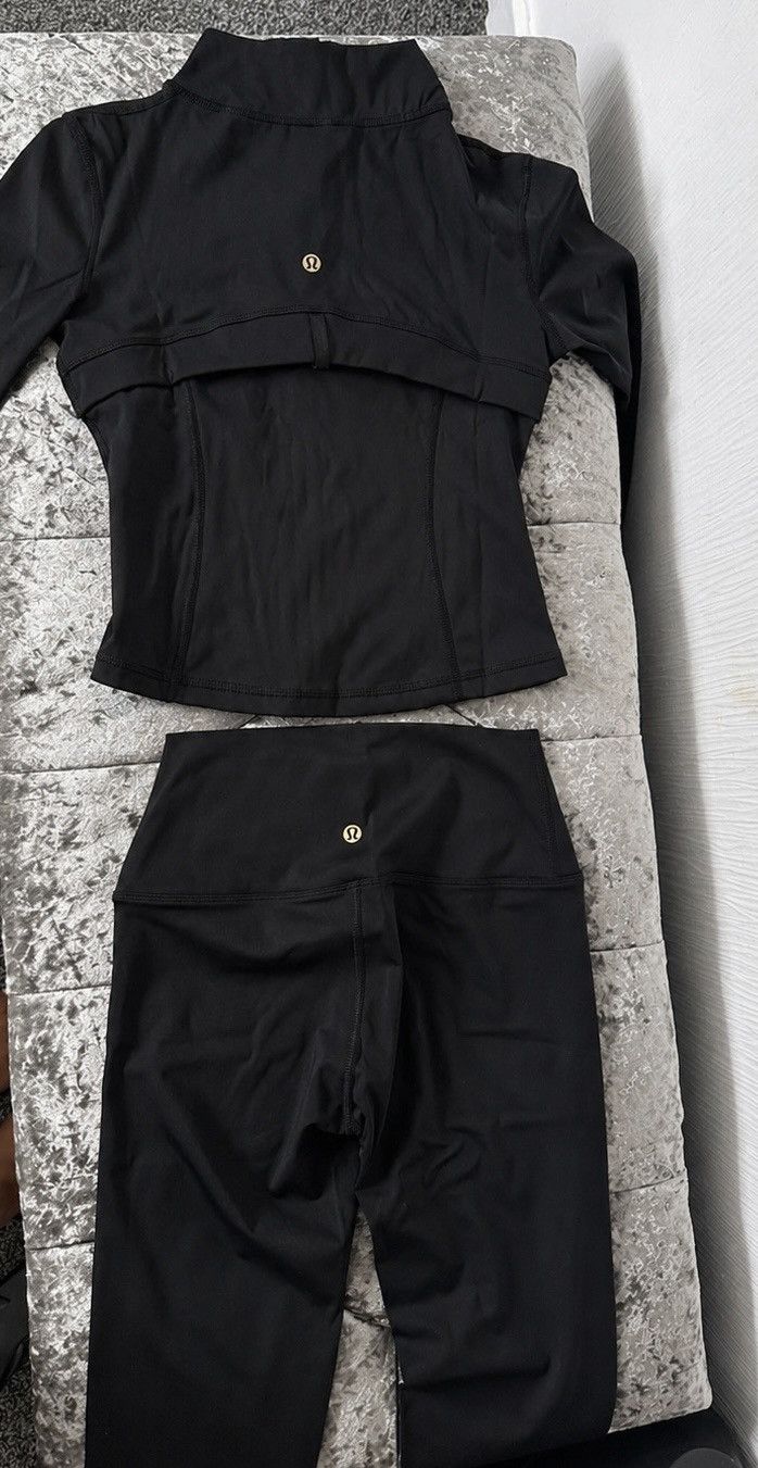 Lululemon black gym set Size 25" / US 0 / IT 36 - 3 Thumbnail