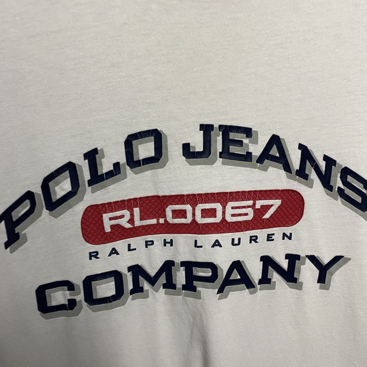 Polo Ralph Lauren Vintage Polo Ralph Lauren Jeans big logo y2k opium tee sizeL Size US L / EU 52-54 / 3 - 3 Thumbnail