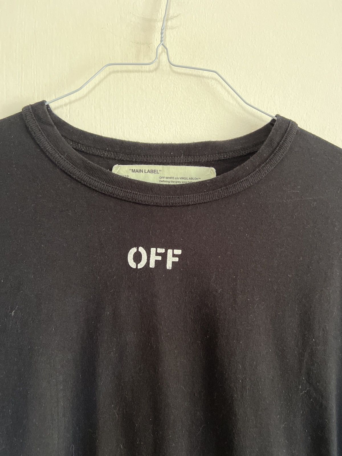 Off-White Off white spray paint Long sleeve TEE Size US M / EU 48-50 / 2 - 5 Thumbnail