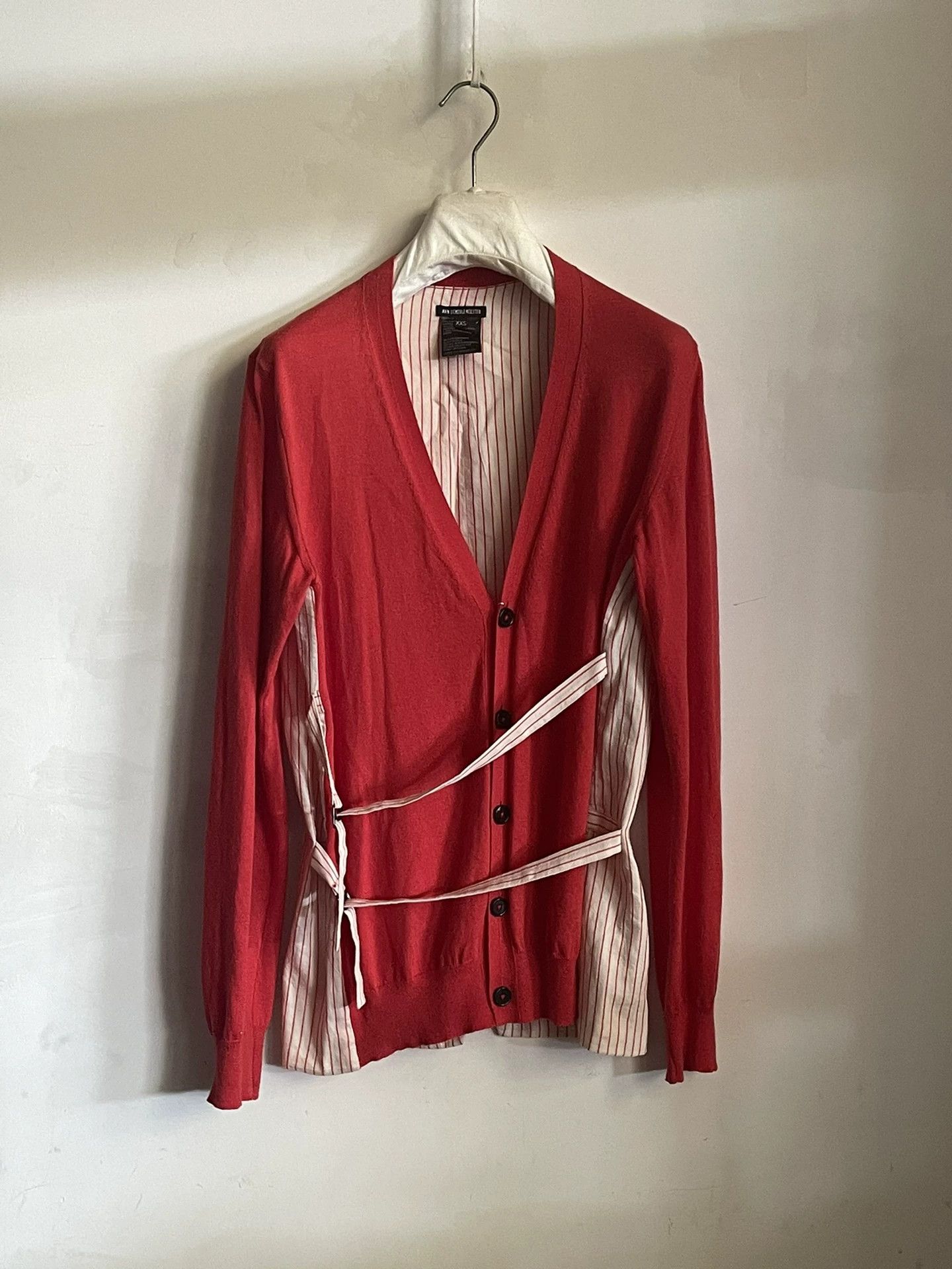Ann Demeulemeester Ann Demeulemeester Striped Cardigan Size XXS / US 00 / IT 34 - 1 Thumbnail