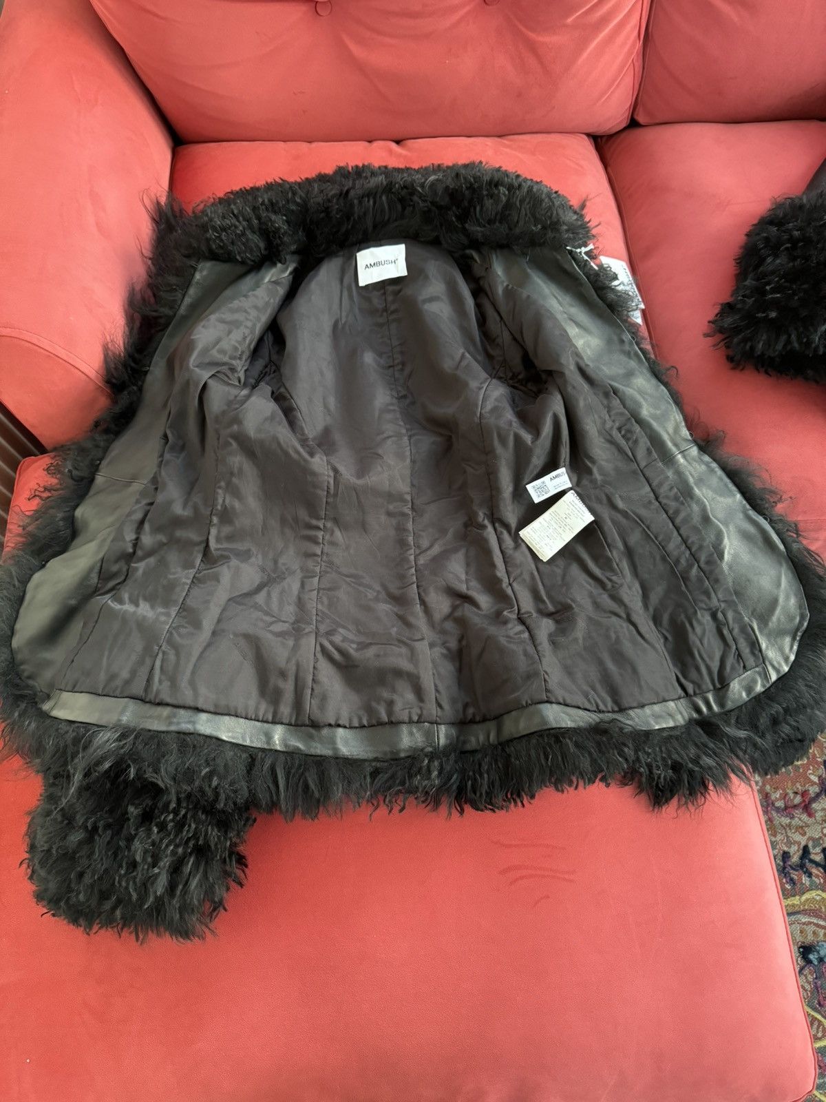 Ambush Design New Ambush shearling mongolian leather coat, size M Size M / US 6-8 / IT 42-44 - 8 Thumbnail