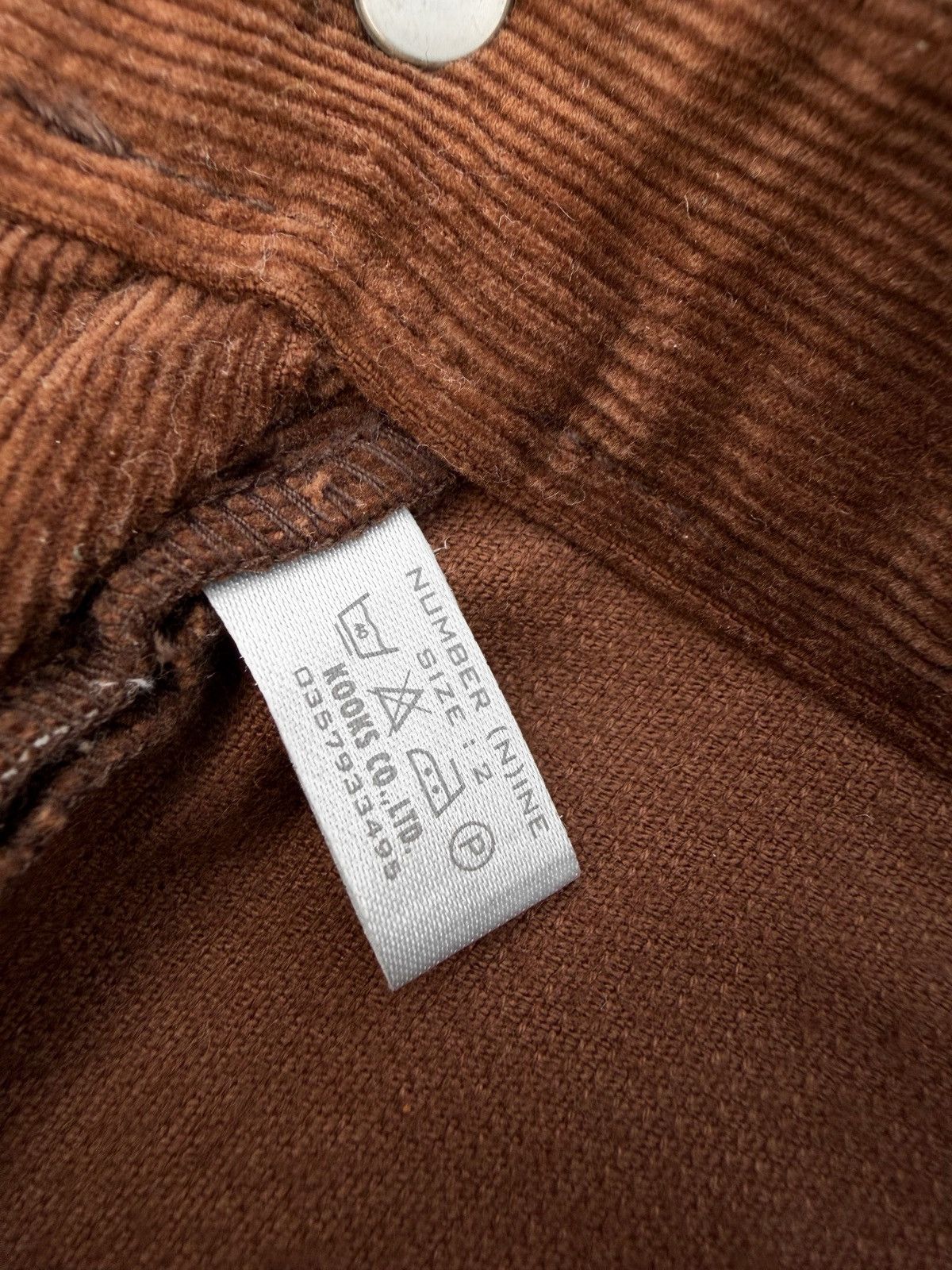 Number (N)ine Number (N)ine AW02 Nowhere man Multi-pocket Corduroy Pants Size US 30 / EU 46 - 13 Thumbnail