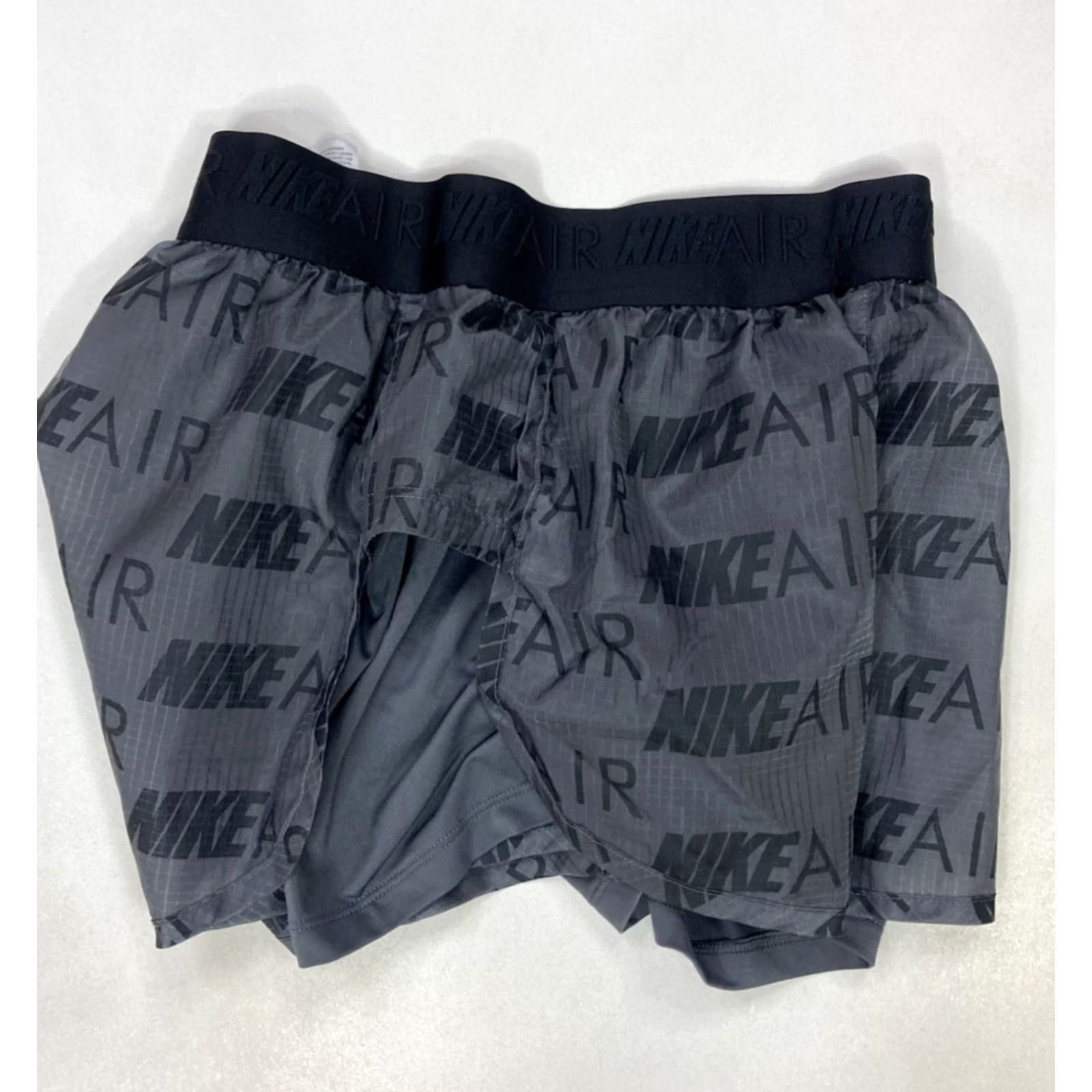 Nike Nike Air 2-in-1 Running Shorts Women XS Gray Black CT7366 021 Size 26" / US 2 / IT 38 - 3 Thumbnail