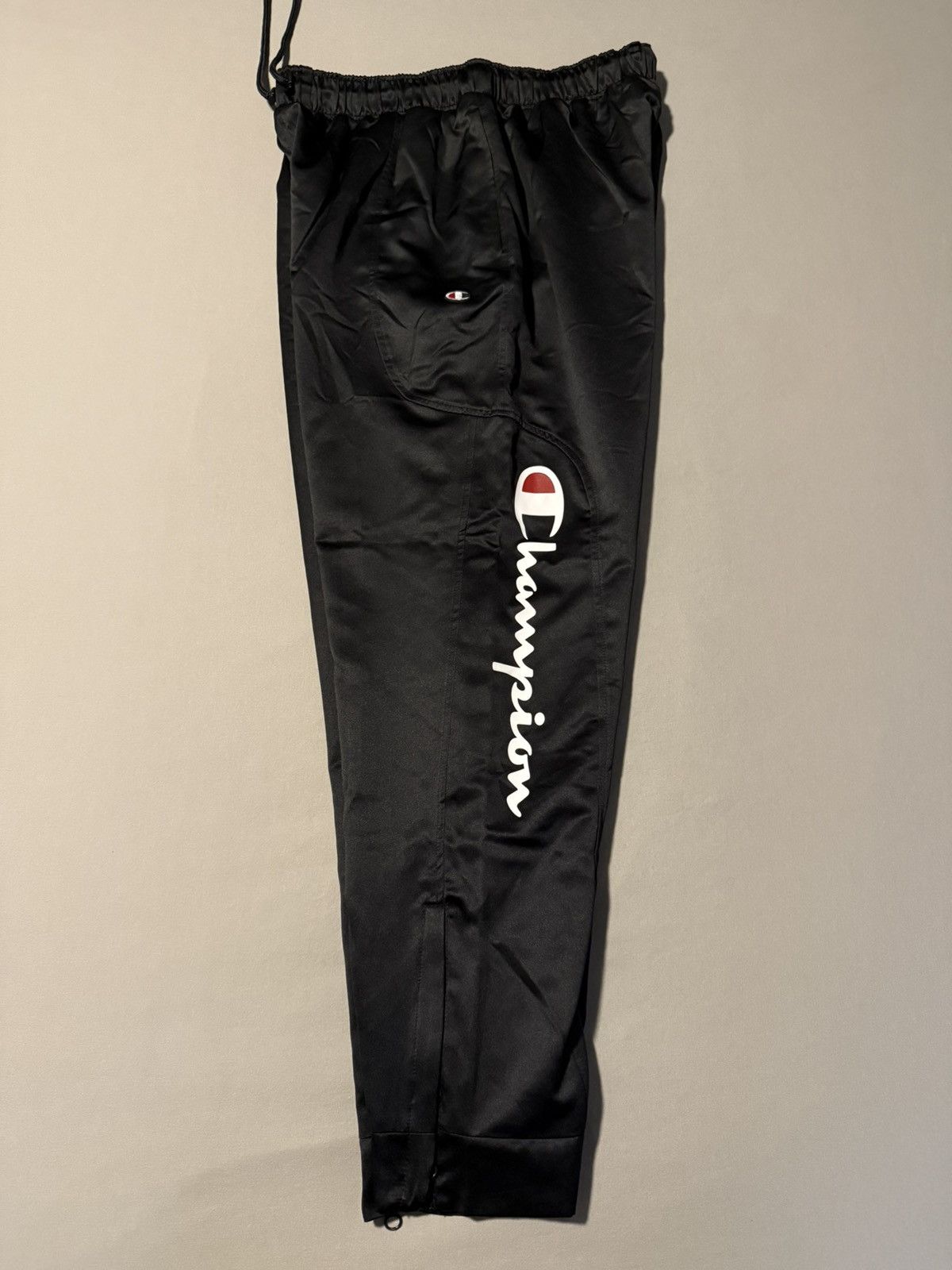 Champion Vintage Champion Satin Double Logo Track Pants VNDS Size US 34 / EU 50 - 4 Thumbnail