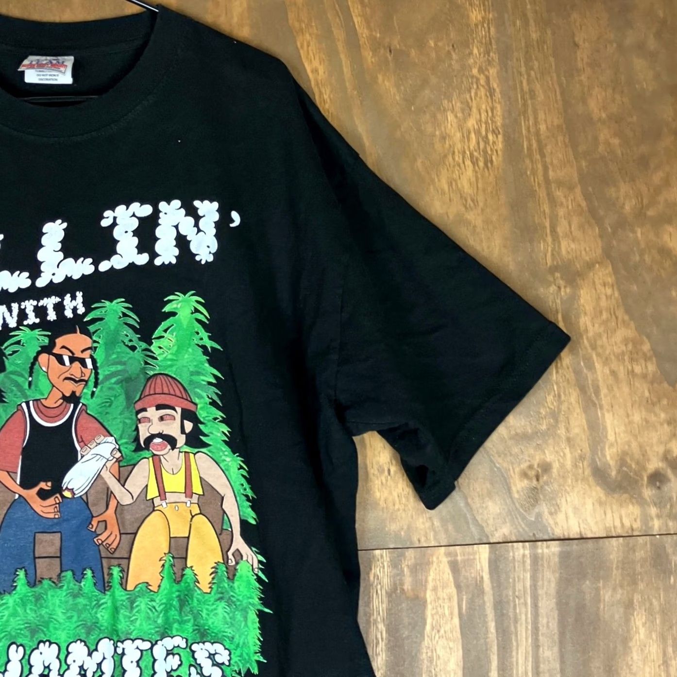 Vintage Pro Team Mens TShirt Black Rollin With My Homies Heavy Weight Short Sleeve 2XL Size US XXL / EU 58 / 5 - 5 Thumbnail