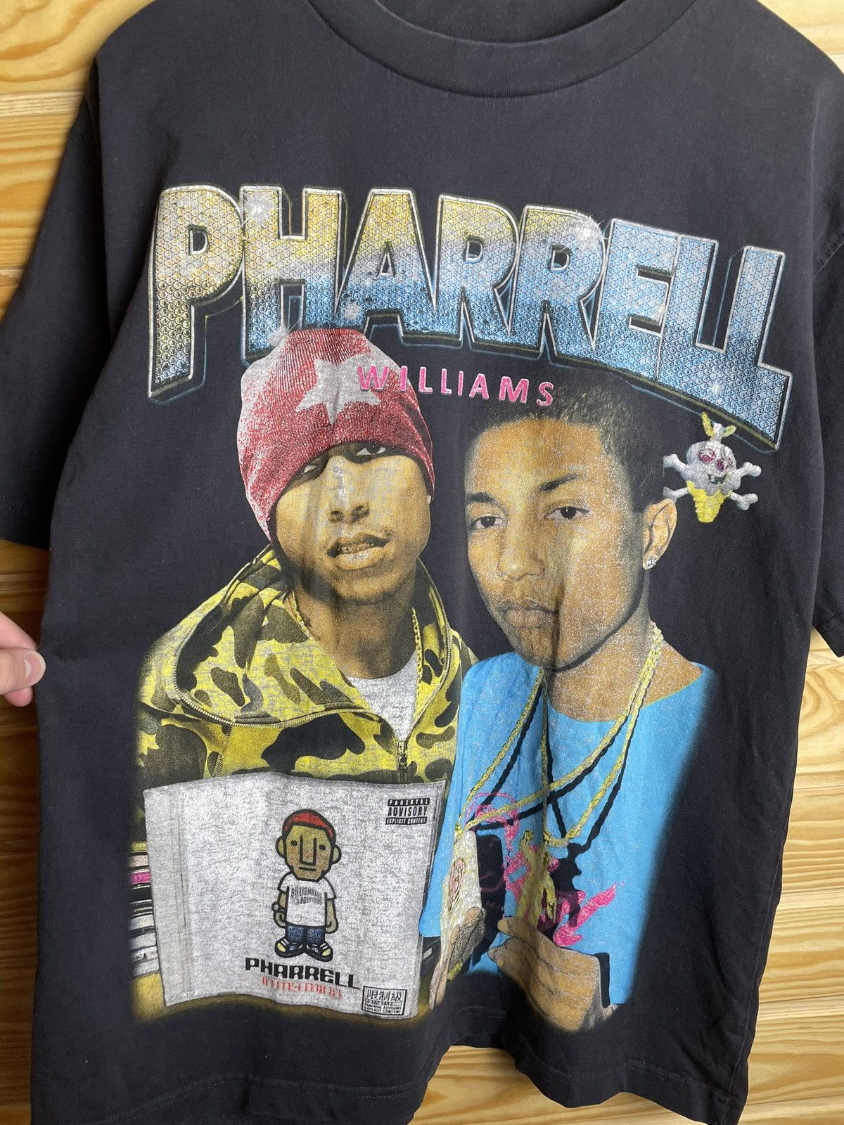 Marino Morwood × Pharrell × Rap Tees Marino Morwood With Pharrel Williams T-Shirt Skateboard Size US M / EU 48-50 / 2 - 3 Thumbnail