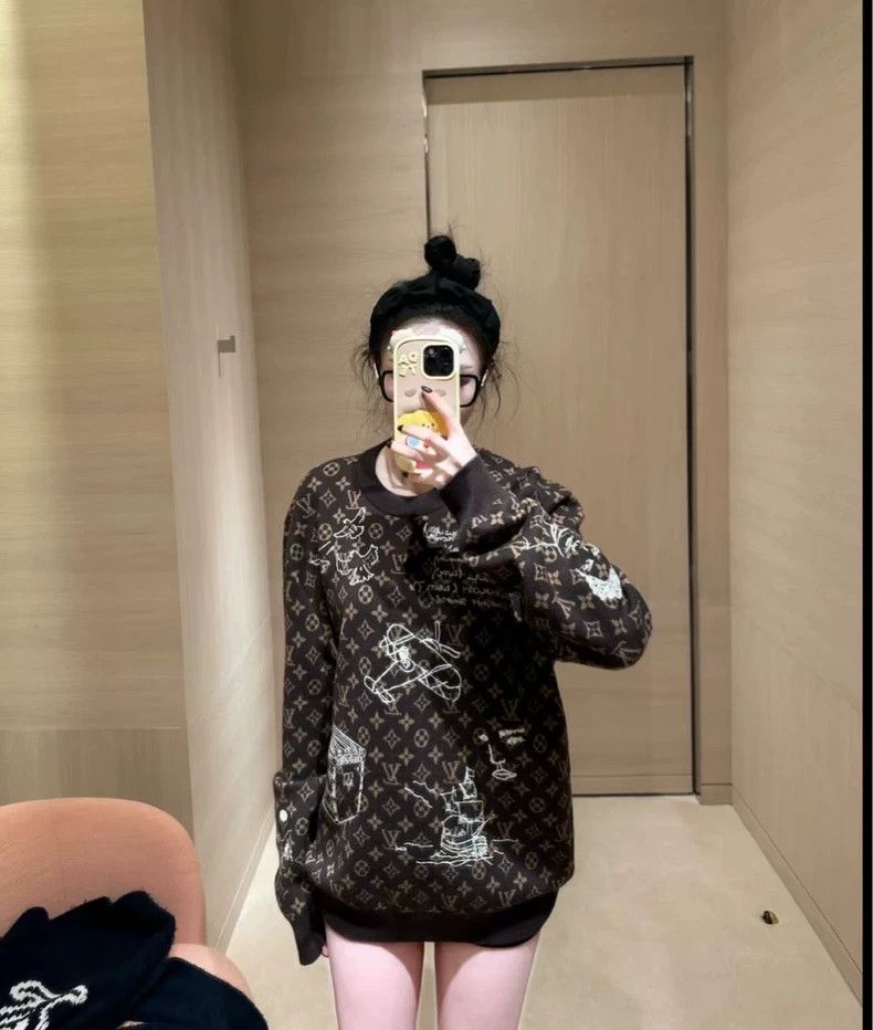 Louis Vuitton Louis Vuitton 24 New Brown Embroidered Graffiti Full Print Size US L / EU 52-54 / 3 - 5 Thumbnail
