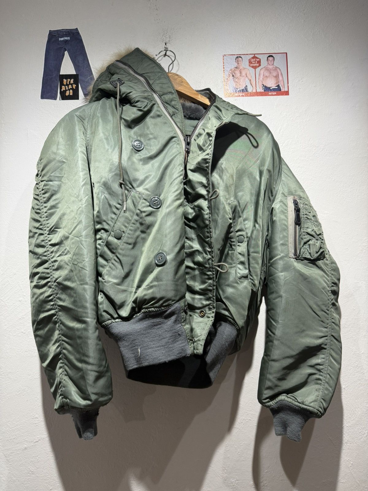 Vintage vintage 1960s U.S. Air Force N-2B flight jacket Size US M / EU 48-50 / 2 - 1 Thumbnail