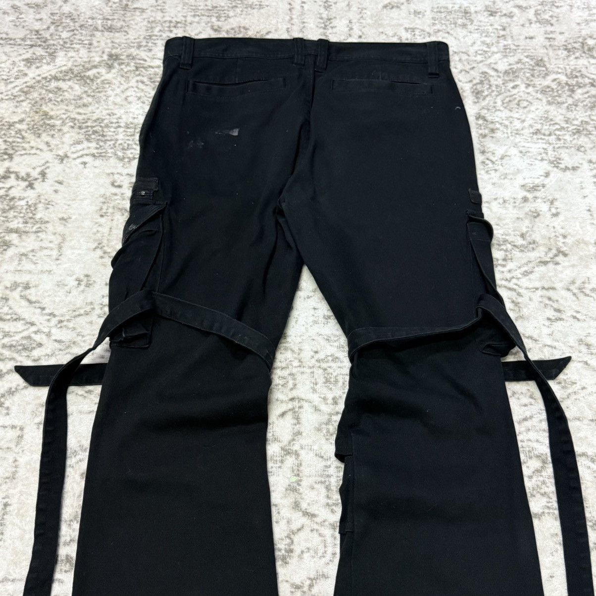 Le Grande Bleu (L.G.B.) Japanese Brand Saucy Cool Bondage Cargo Pants Size US 30 / EU 46 - 10 Thumbnail