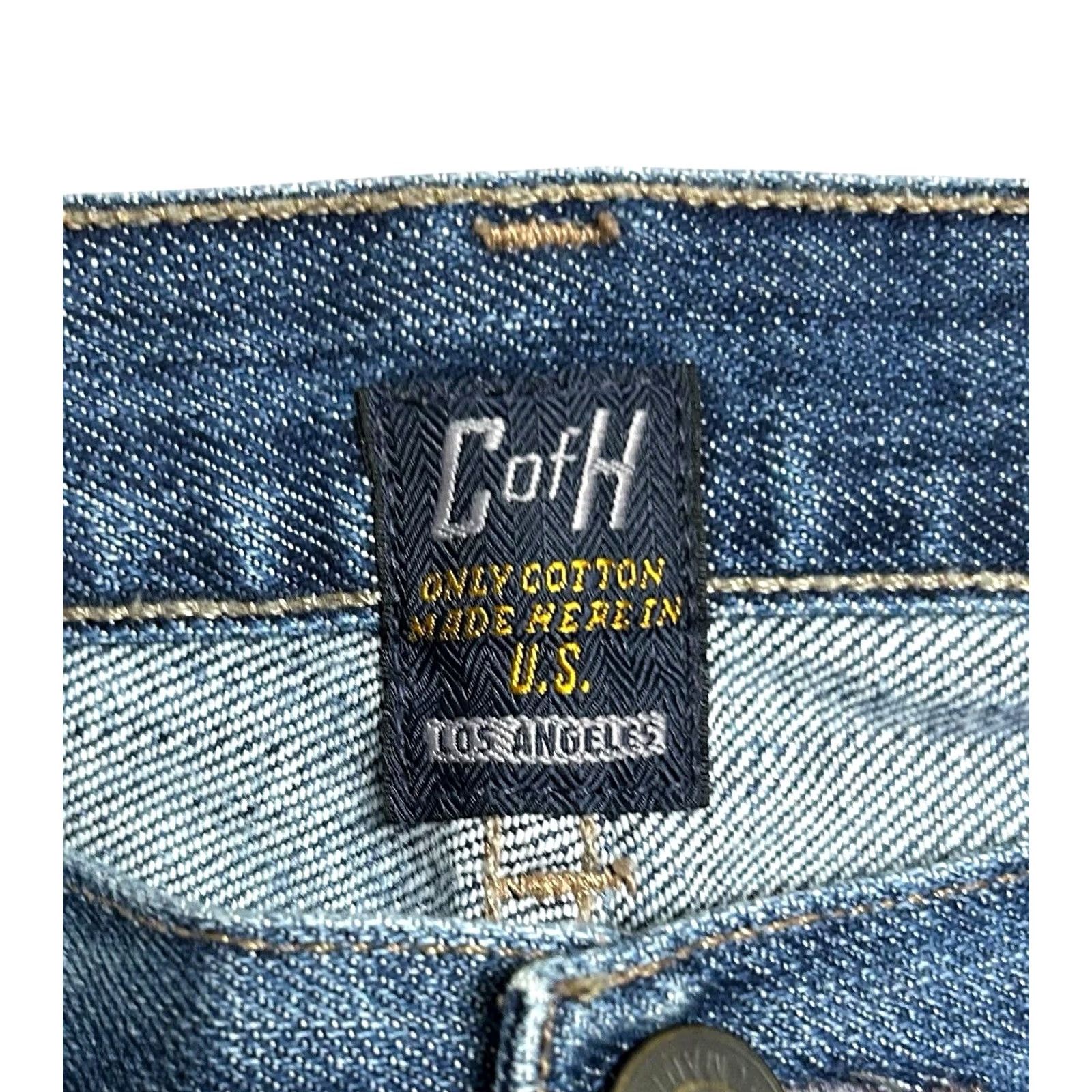 Citizens Of Humanity Citizens Of Humanity Jeans Men Pant 32 Blue Denim Sid DarkWash C of H USA 30x30 Regular Straight 5-Pocket Denim Jeans Size US 32 / EU 48 - 6 Thumbnail