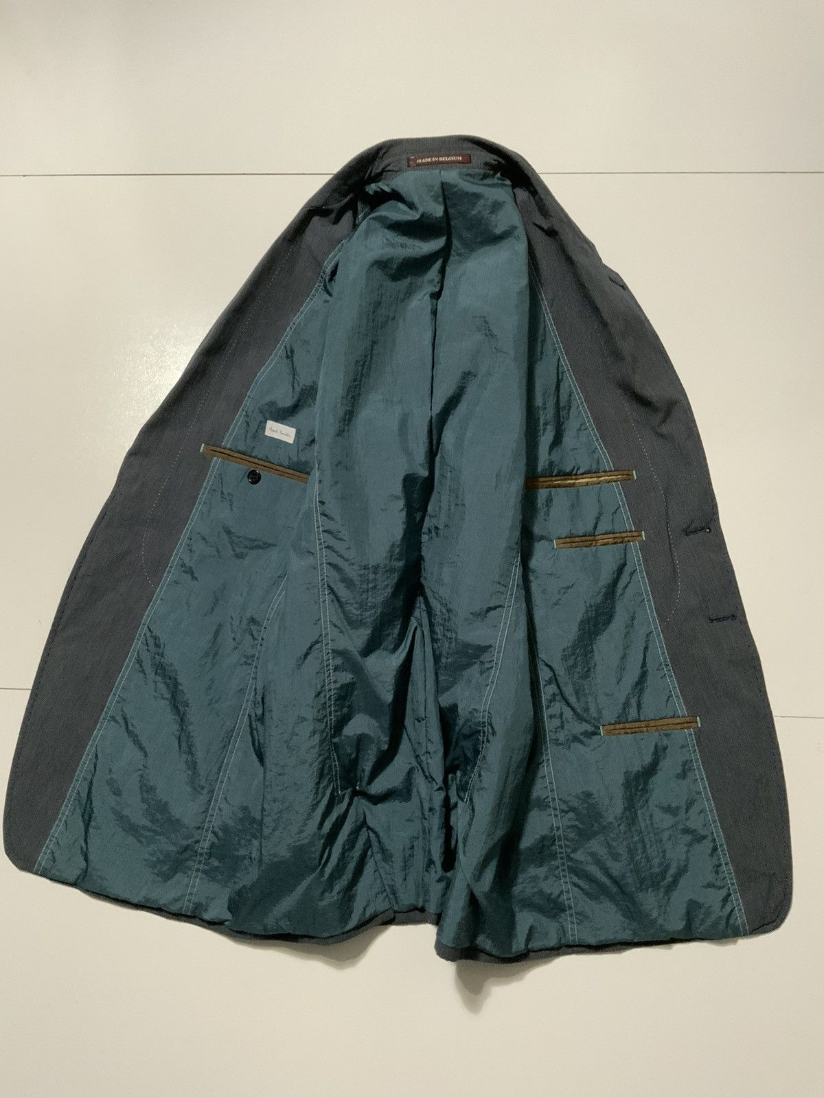 Paul Smith $795 Paul Smith Nylon Lined Stripe Sportscoat Blazer Jacket Size US S / EU 44-46 / 1 - 2 Thumbnail