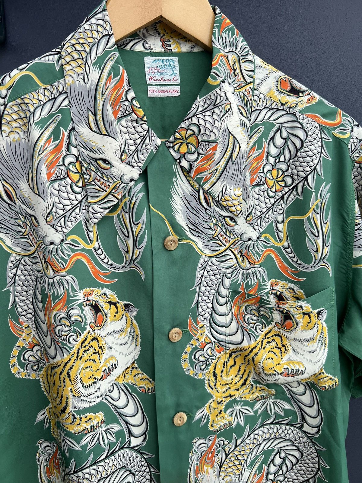 Sun Surf × Toyo Enterprises × Warehouse & Co. Limited Ed. Warehouse 10th Ann Tornado Tiger Hawaii Shirt Size US M / EU 48-50 / 2 - 4 Thumbnail