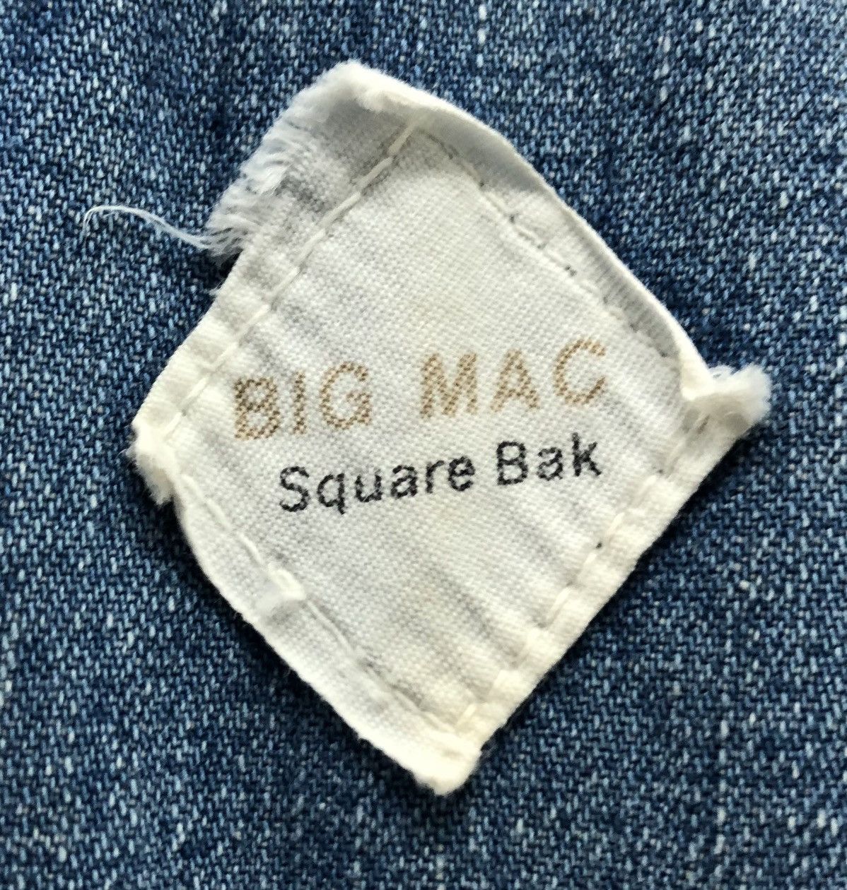 Big Mac Vintage Union Made Big Mac Square Bak Overalls Size US 31 - 12 Thumbnail