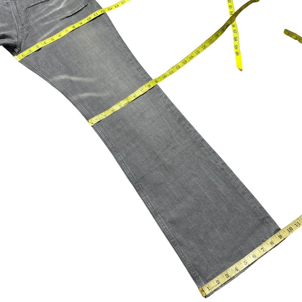 Japanese Brand Monsieur Nicole Denim Flare Jeans Studded Size US 33 - 22 Thumbnail