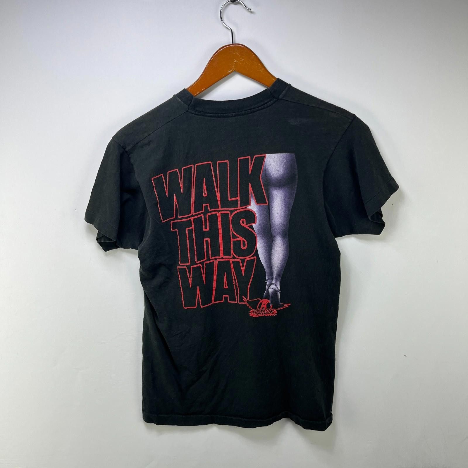 Vintage Vintage 1988 Aerosmith Walk This Way T Shirt Medium Size US M / EU 48-50 / 2 - 6 Thumbnail