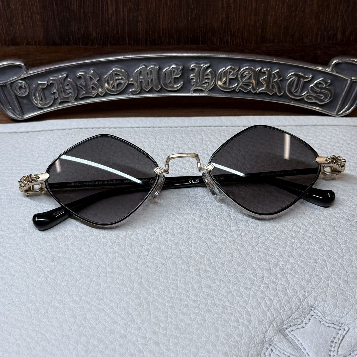 Chrome Hearts Chrome Hearts Diamond Dog Sunglasses Size ONE SIZE - 1 Thumbnail