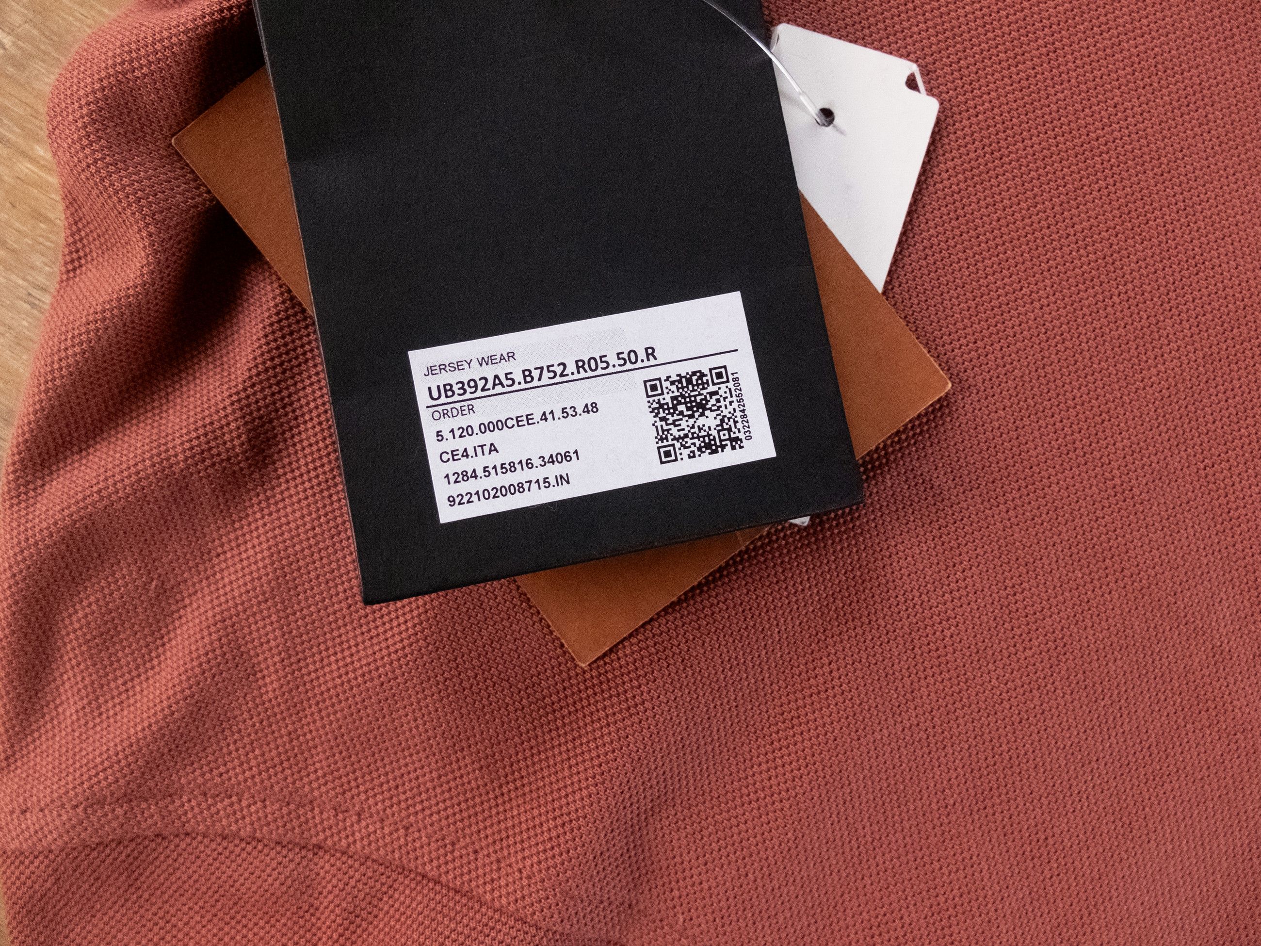 Ermenegildo Zegna ZEGNA solid brick red cotton polo shirt 50 Medium authentic Size US M / EU 48-50 / 2 - 7 Thumbnail