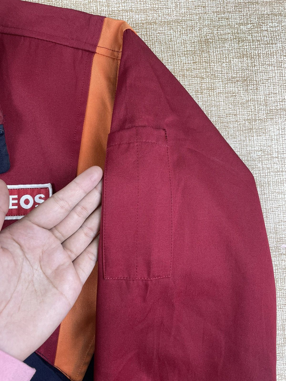 Japanese Brand × Vintage VTG ENEOS SPELLOUT X INITIAL-D RED JACKET STREET FASHION Size US L / EU 52-54 / 3 - 8 Thumbnail