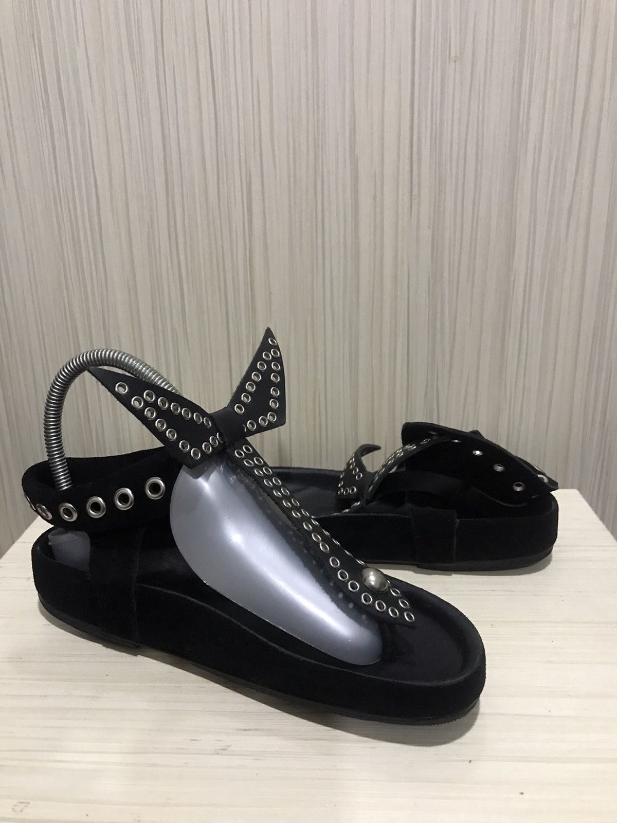 Designer Isabel Marant Leather Sandals Size US 7.5 / IT 37.5 - 7 Thumbnail
