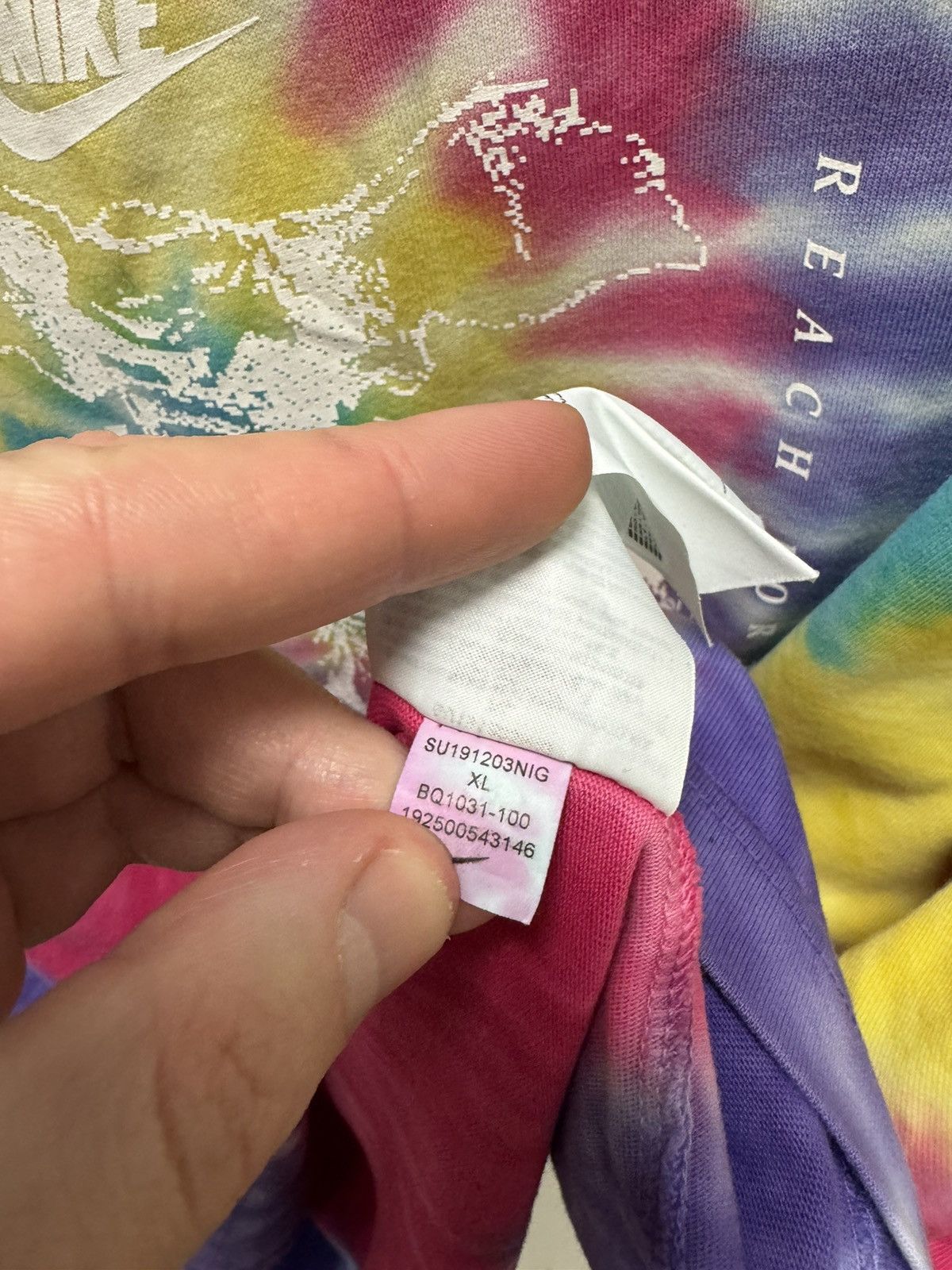 Nike Nike we take you higher a journey in tie-dye Xl Xxl t-shirt Size US XXL / EU 58 / 5 - 8 Thumbnail