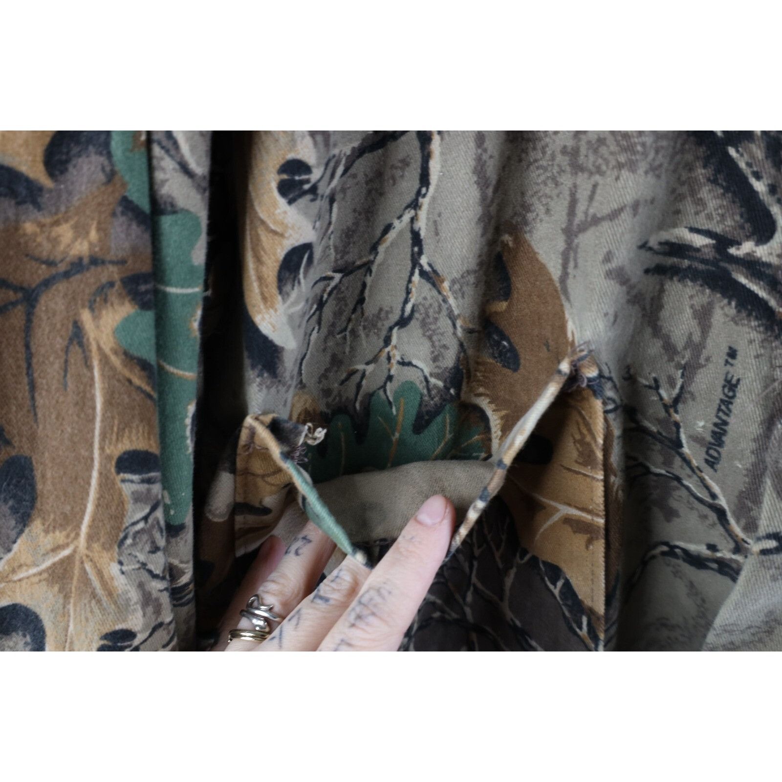 Vintage × Walls Vintage 90s Walls Faded Advantage Camouflage Coveralls Size US 38 / EU 54 - 7 Thumbnail