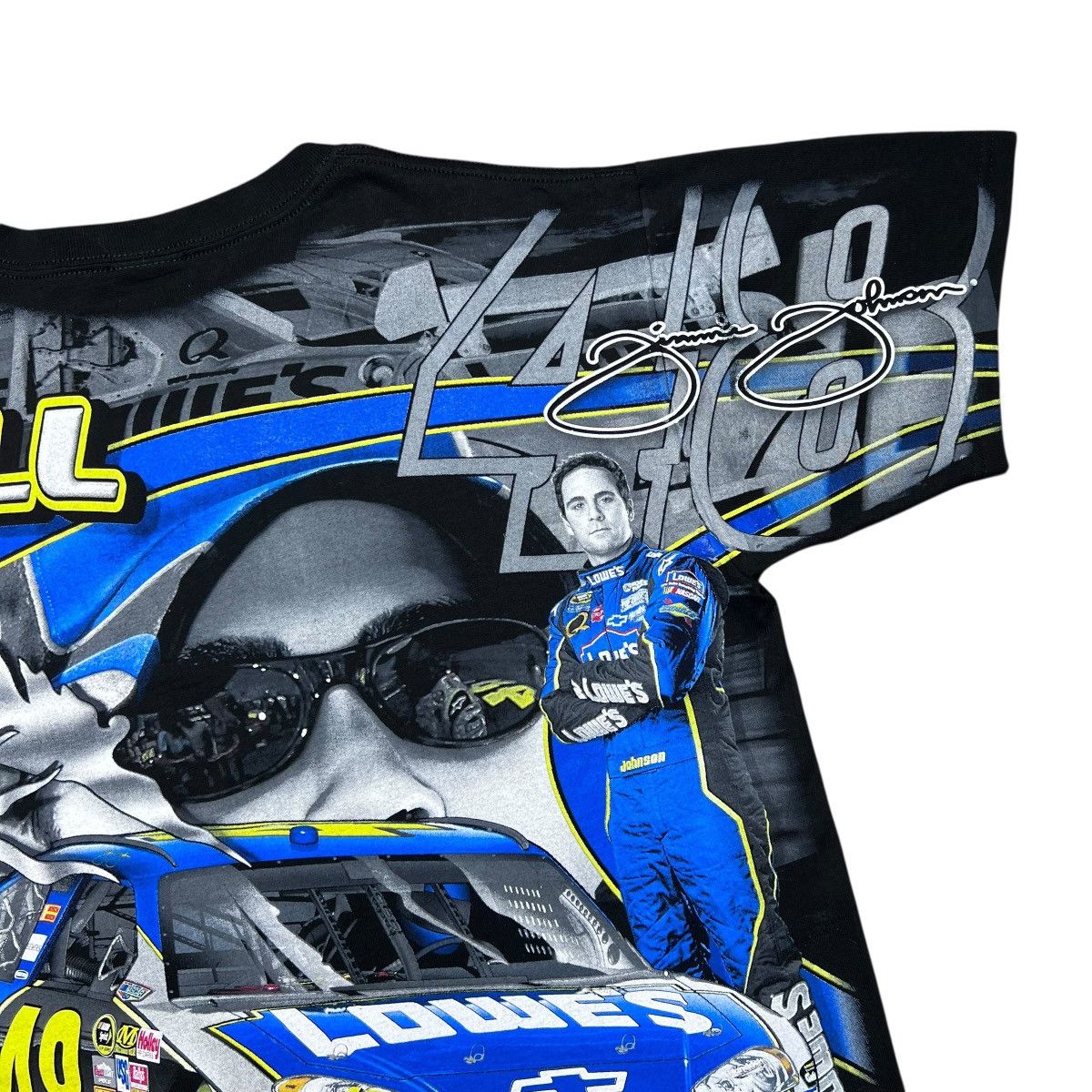 Chase Authentics 08 NASCAR Jimmie Johnson Chase Authentics All Over Print Tee Size US L / EU 52-54 / 3 - 12 Thumbnail