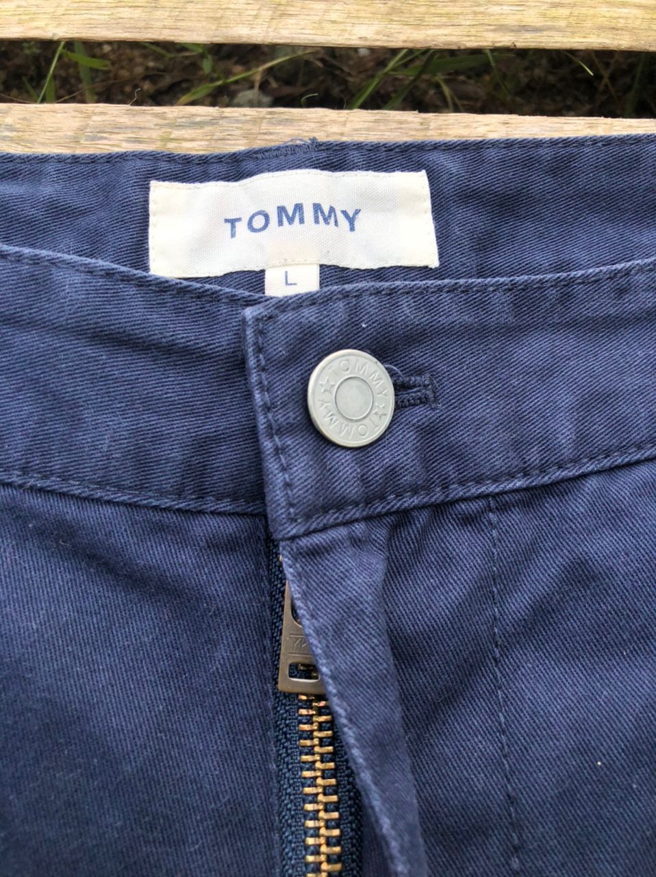 Tommy Hilfiger × Tommy Jeans × Vintage Vintage Tommy Hilfiger Jeans SpellOut Pants Size US 34 / EU 50 - 3 Thumbnail