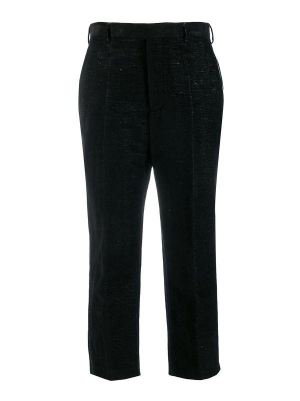 Rick Owens o1y0126 Casual Pant in Black Size 32" / US 10 / IT 46 - 1 Thumbnail