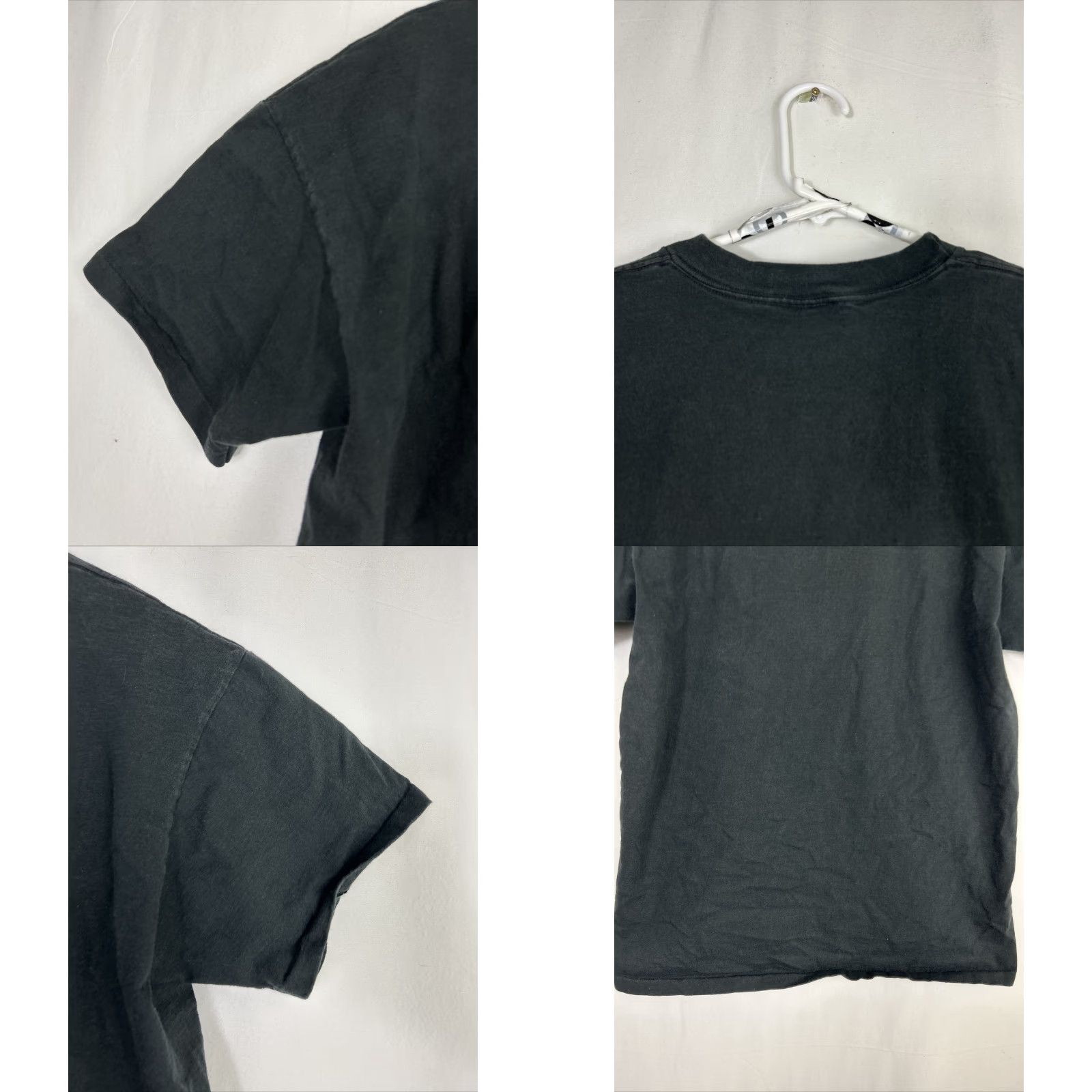 Anvil VINTAGE Anvil T-Shirt Mens L Black 7” Short Sleeve Cotton USA Antigua Tag Metal Theme Size US L / EU 52-54 / 3 - 8 Thumbnail