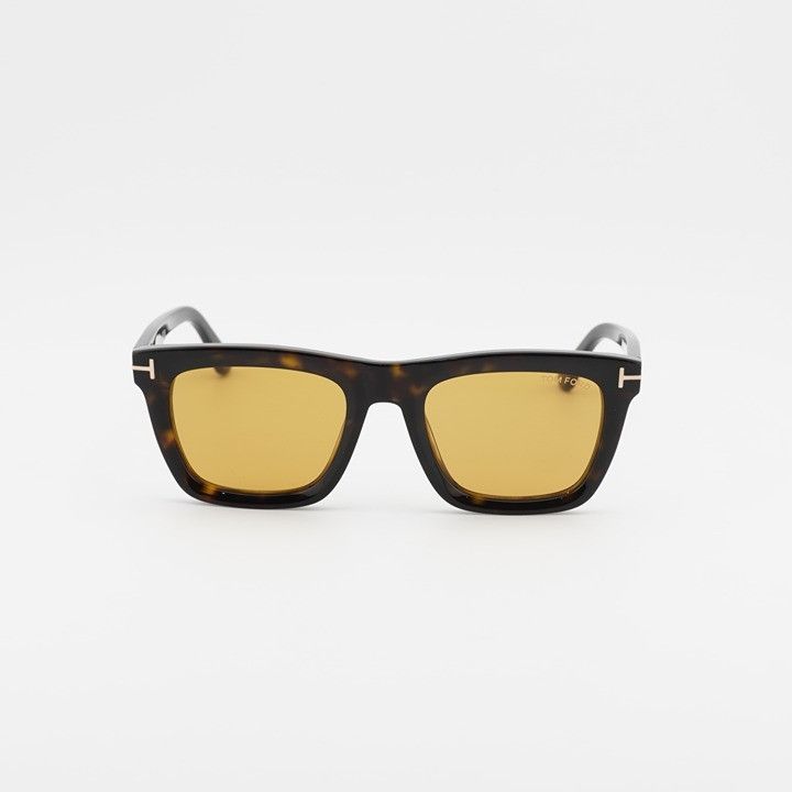 Tom Ford Tom Ford Lelio FT1207 52E Sunglasses Dark Havana Square Size ONE SIZE - 2 Thumbnail
