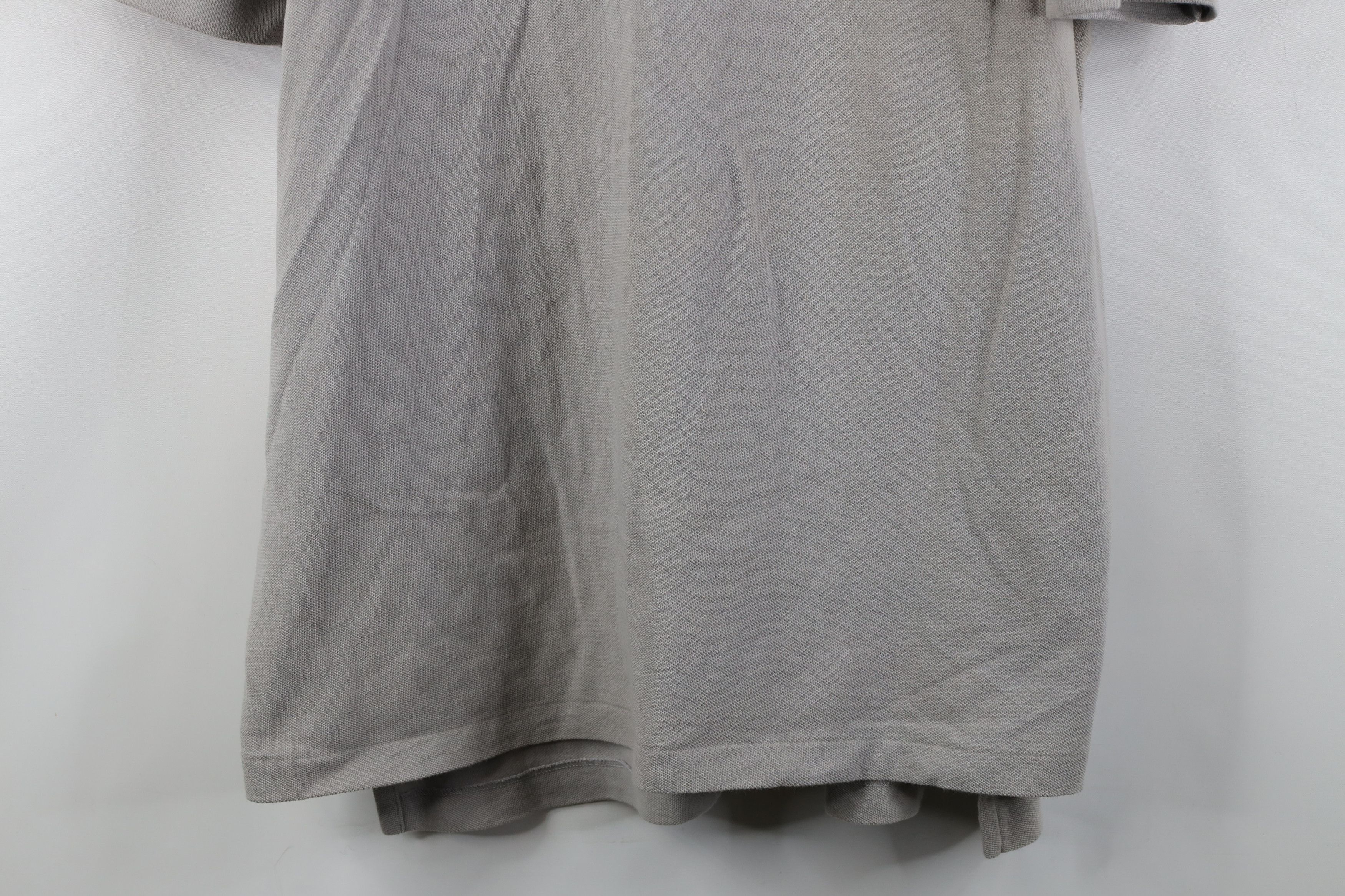 Ralph Lauren Deadstock Vintage 90s Ralph Lauren Knit Golf Polo Shirt Gray Size US XXL / EU 58 / 5 - 3 Thumbnail