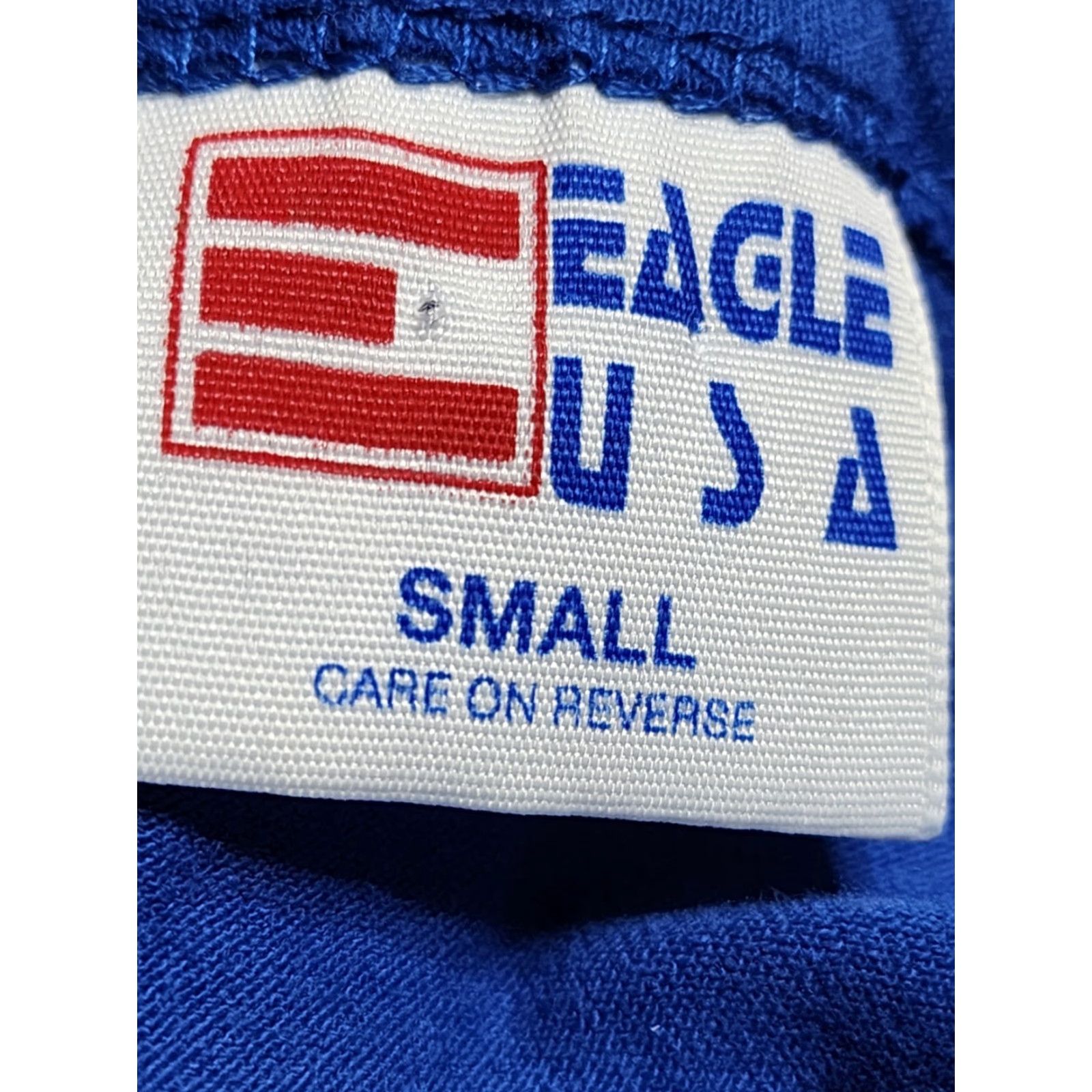 Vintage VINTAGE Eagle USA T Shirt Baseball 2000s Short Sleeve Men’s S Blue 2000-2009 Distressed Halloween Retro Sports Little League Mens Size US S / EU 44-46 / 1 - 6 Thumbnail