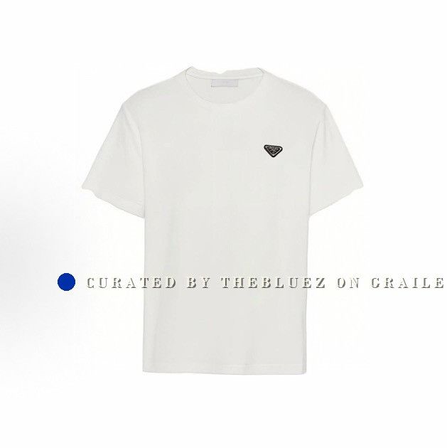 Prada Prada Iron Triangle Logo Terry Short Sleeve Size US M / EU 48-50 / 2 - 1 Thumbnail