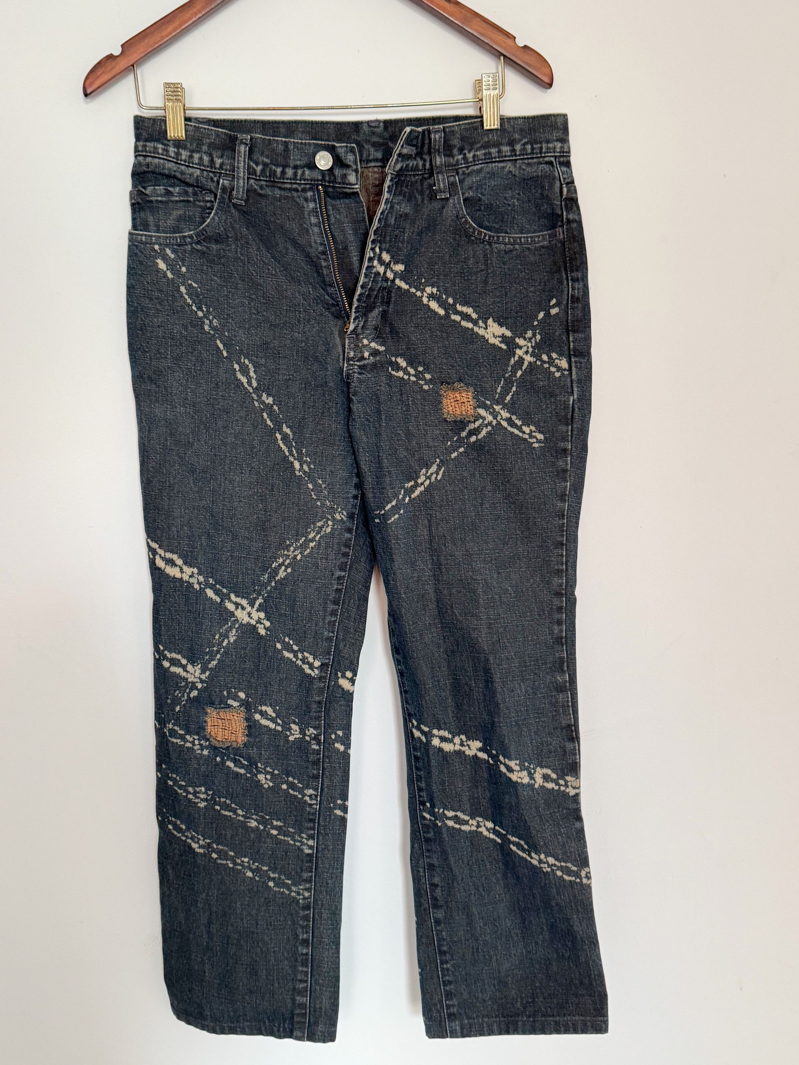 Japanese Brand Vintage Japanese Designer denim, similar to Issey Miyake Size US 30 / EU 46 - 1 Thumbnail