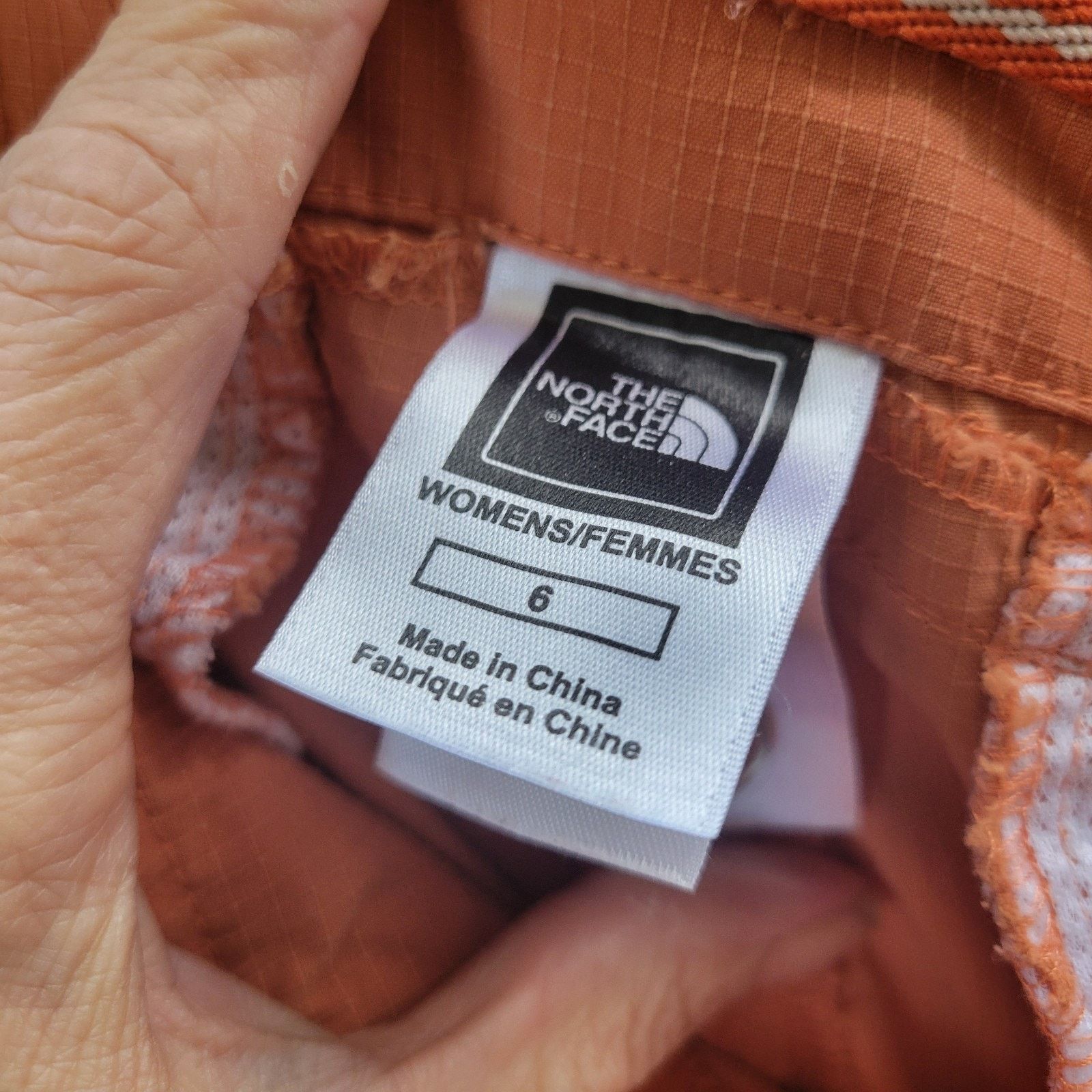 The North Face North Face Pants Womens 6 Orange Ripstop Cargo Capri Cropped Size 28" / US 6 / IT 42 - 8 Thumbnail