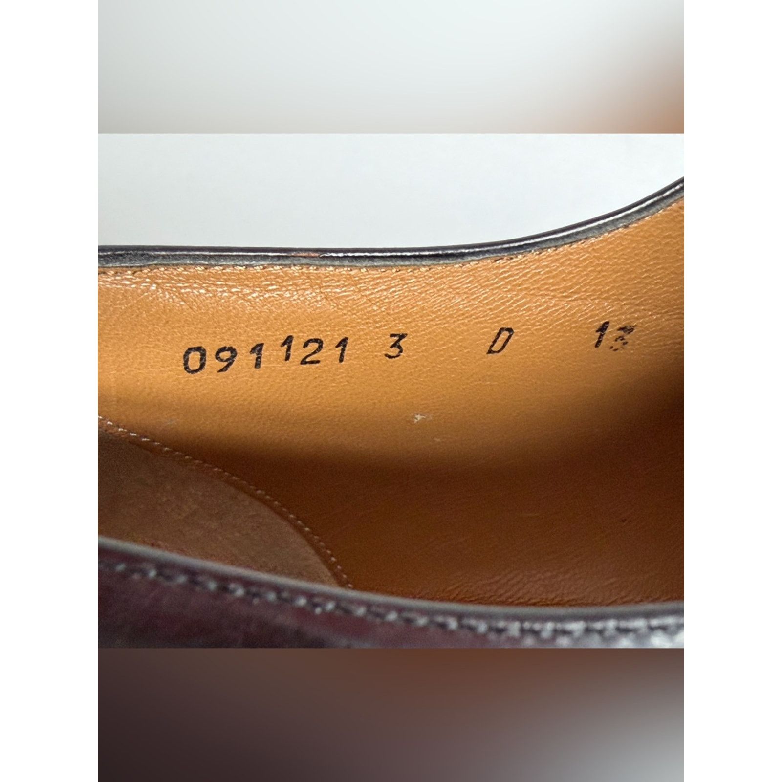 Santoni Santoni Classico Cap Toe Oxford Shoes Mens Pebble Leather Size US 13 / EU 46 - 13 Thumbnail